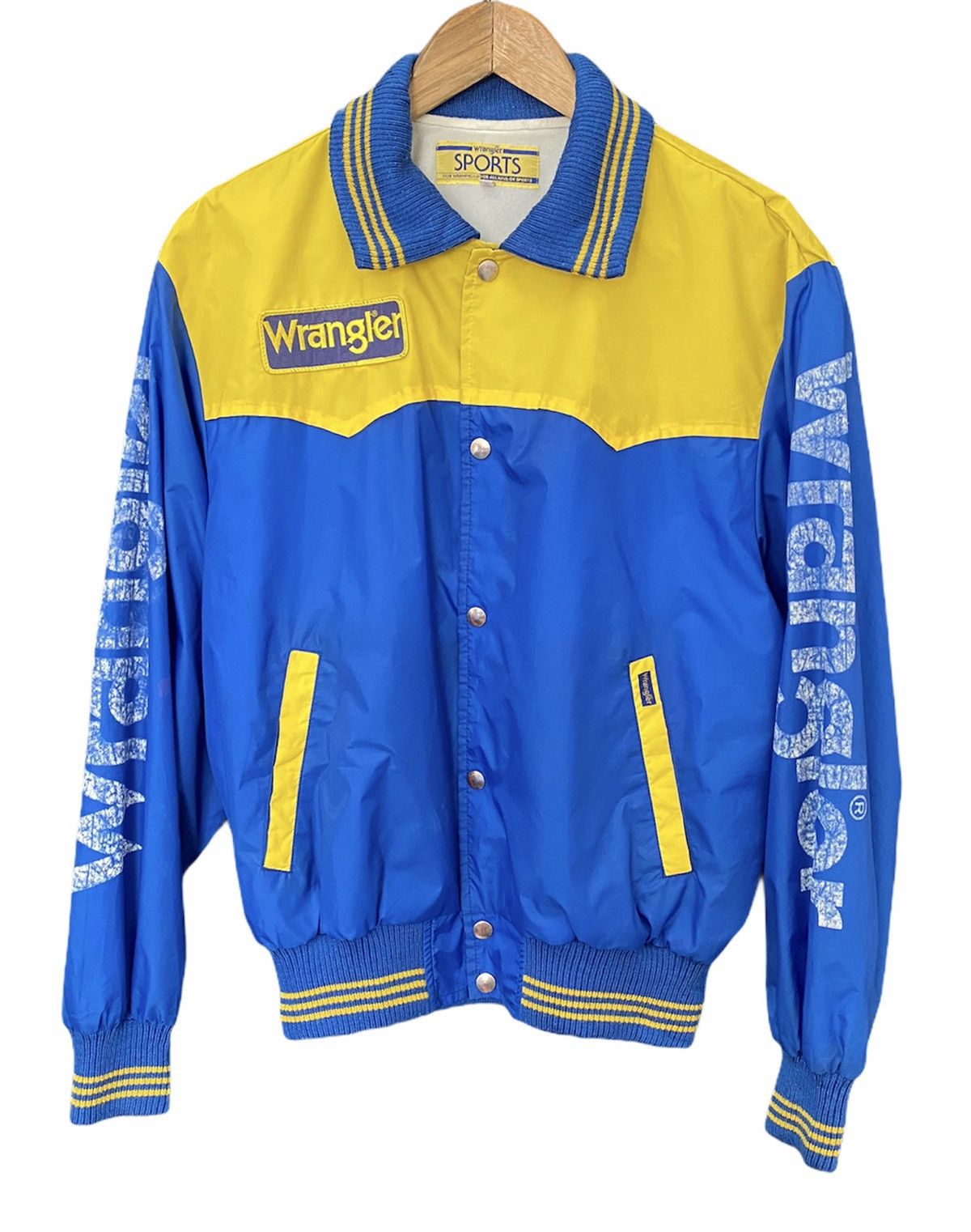 Wrangler 🔥VINTAGE WRANGLER 1986 SATIN JACKET Size US M / EU 48-50 / 2 - 6 Thumbnail