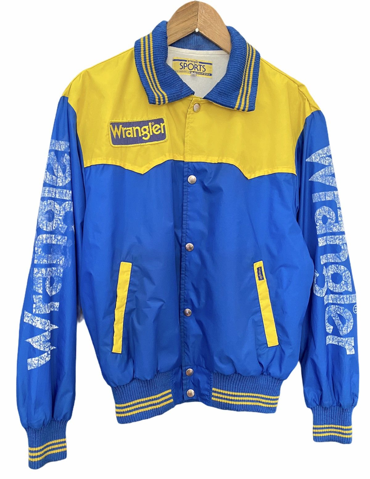 Wrangler 🔥VINTAGE WRANGLER 1986 SATIN JACKET Size US M / EU 48-50 / 2 - 3 Thumbnail