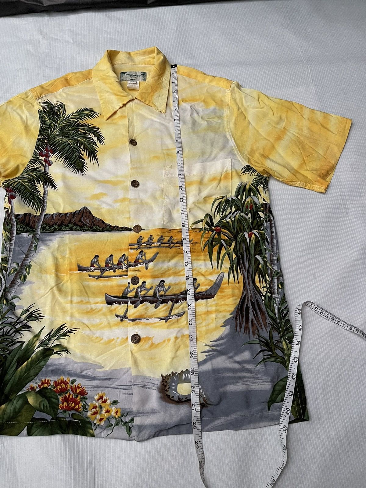 Vintage Vintage Kamehameha Rayon Aloha Hawaiian Shirt Size US M / EU 48-50 / 2 - 7 Thumbnail