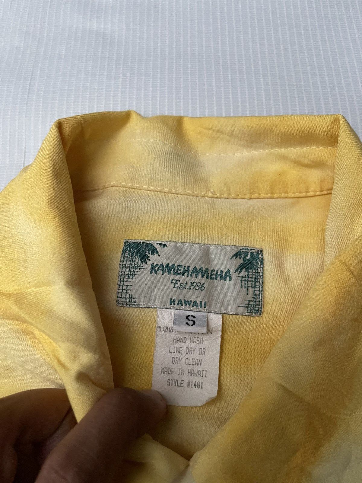 Vintage Vintage Kamehameha Rayon Aloha Hawaiian Shirt Size US M / EU 48-50 / 2 - 5 Thumbnail
