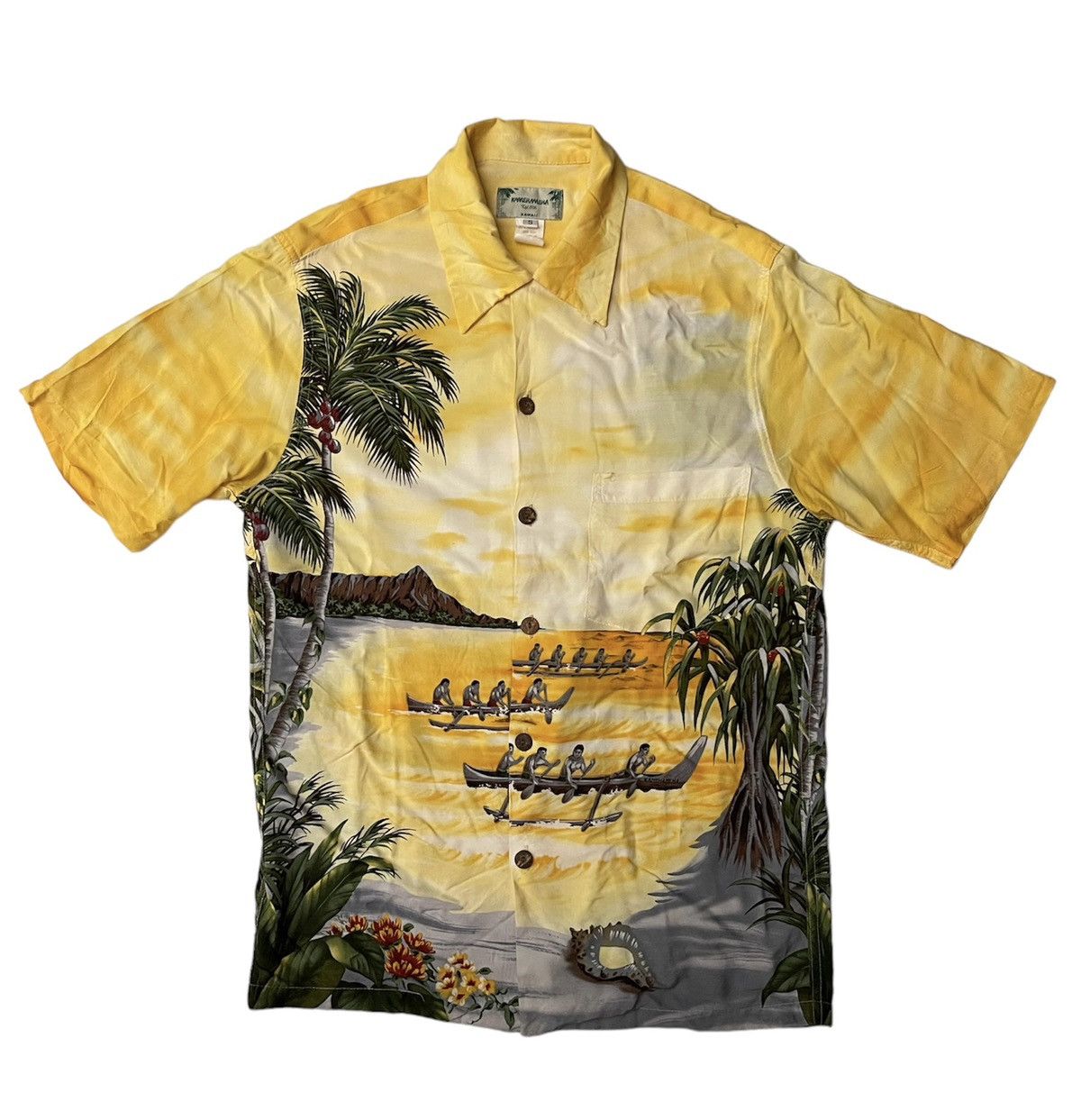 Vintage Vintage Kamehameha Rayon Aloha Hawaiian Shirt Size US M / EU 48-50 / 2 - 1 Thumbnail