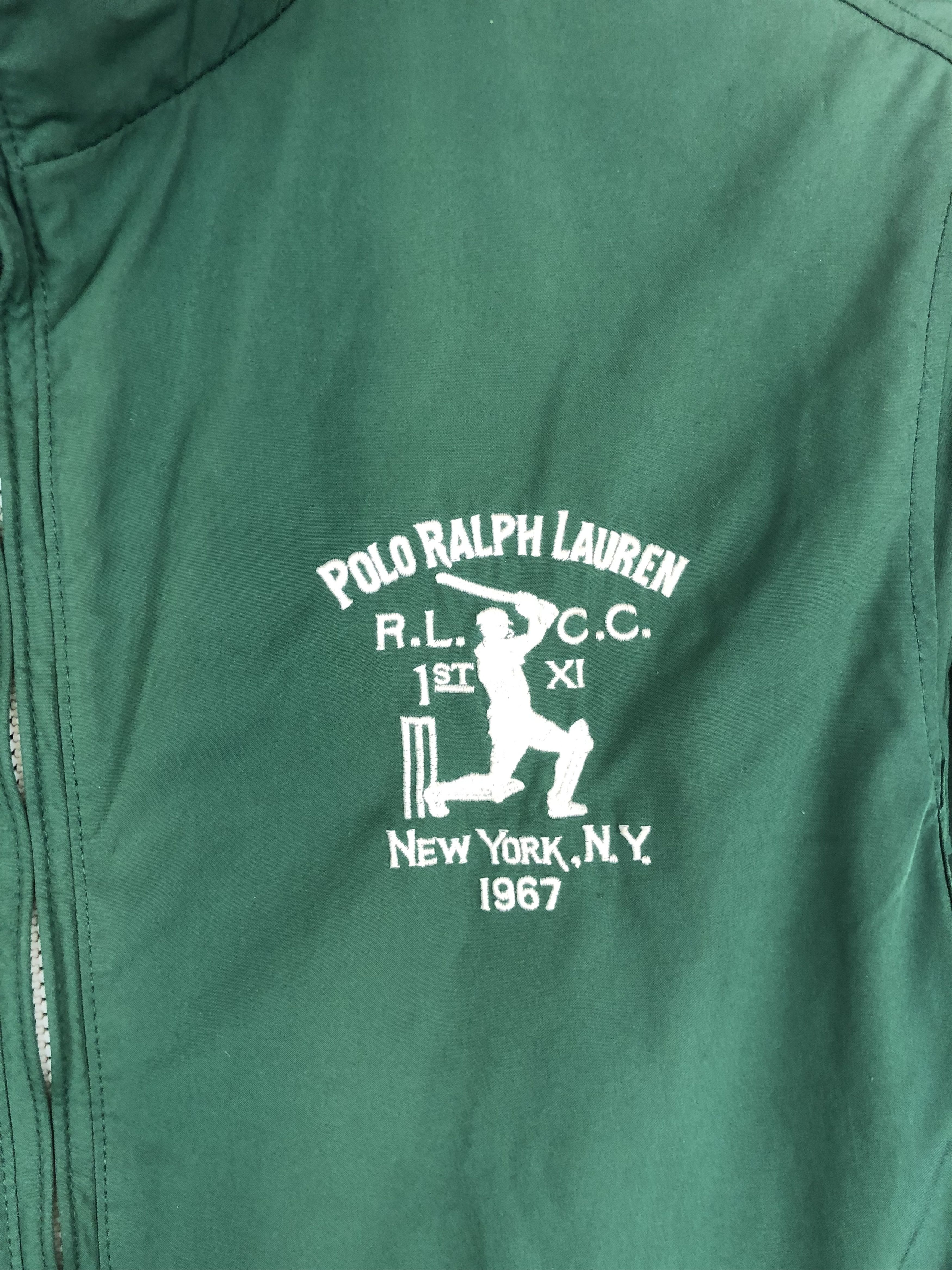 Polo Ralph Lauren 90s Vintage Polo Ralph Lauren Green Varsity Jacket M89 Size US M / EU 48-50 / 2 - 4 Thumbnail