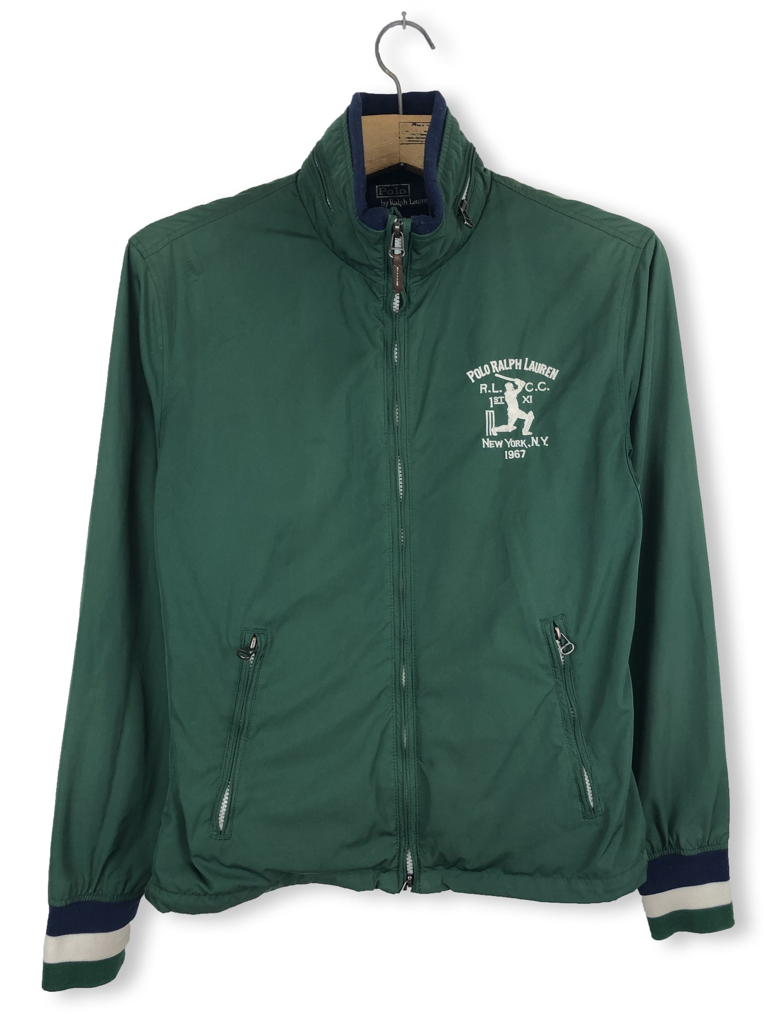 Polo Ralph Lauren 90s Vintage Polo Ralph Lauren Green Varsity Jacket M89 Size US M / EU 48-50 / 2 - 1 Thumbnail