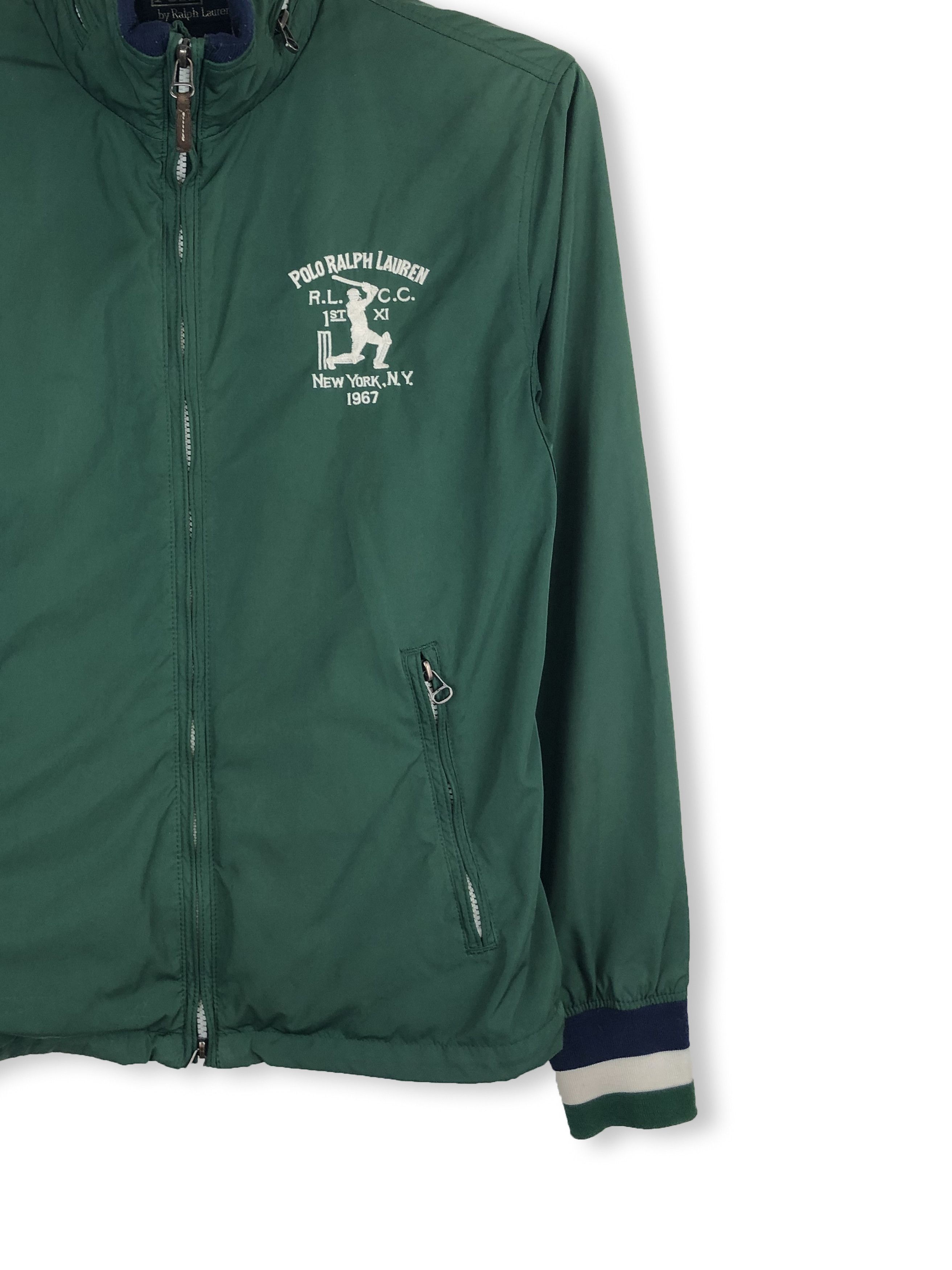 Polo Ralph Lauren 90s Vintage Polo Ralph Lauren Green Varsity Jacket M89 Size US M / EU 48-50 / 2 - 2 Thumbnail