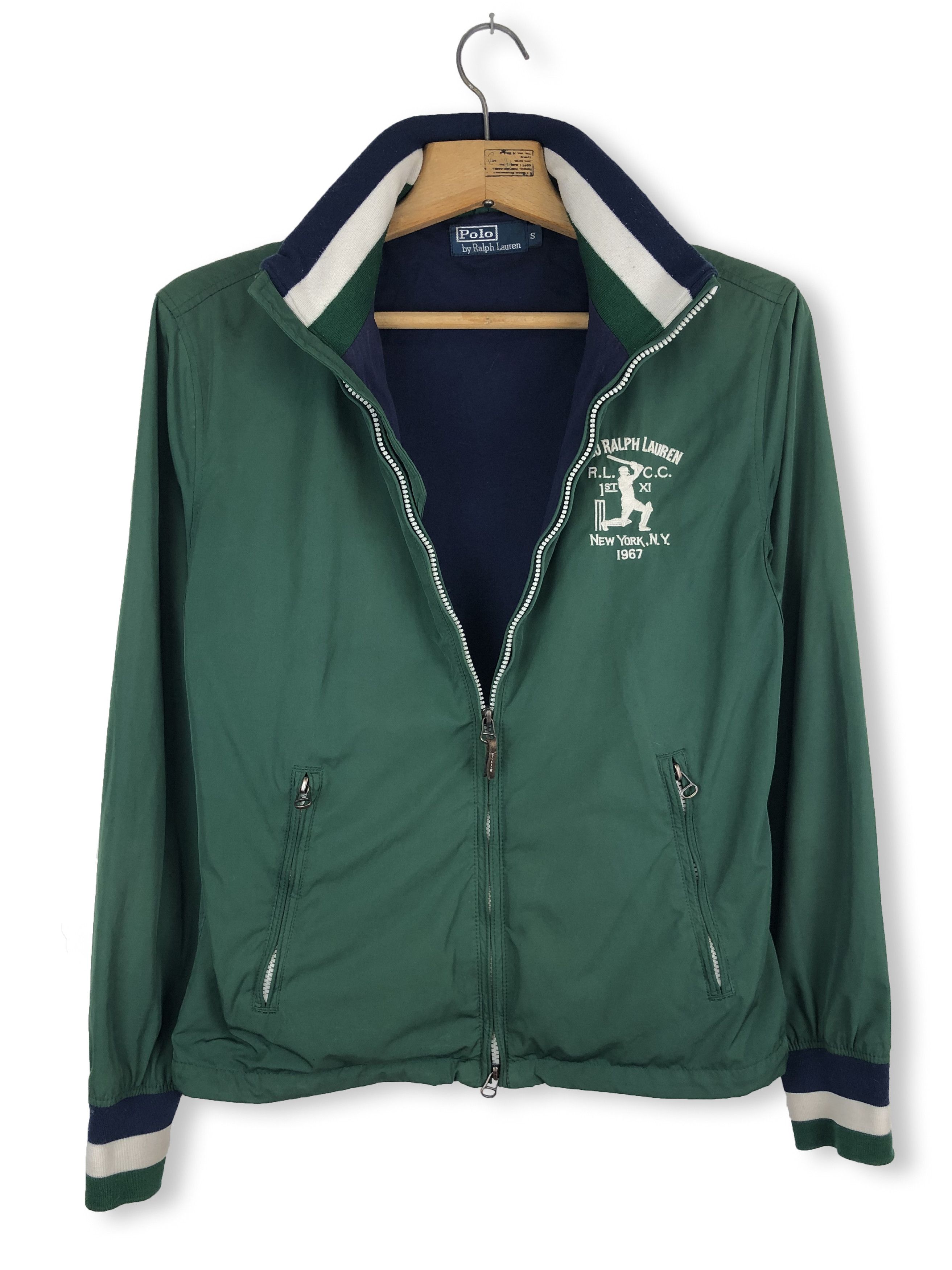 Polo Ralph Lauren 90s Vintage Polo Ralph Lauren Green Varsity Jacket M89 Size US M / EU 48-50 / 2 - 7 Thumbnail