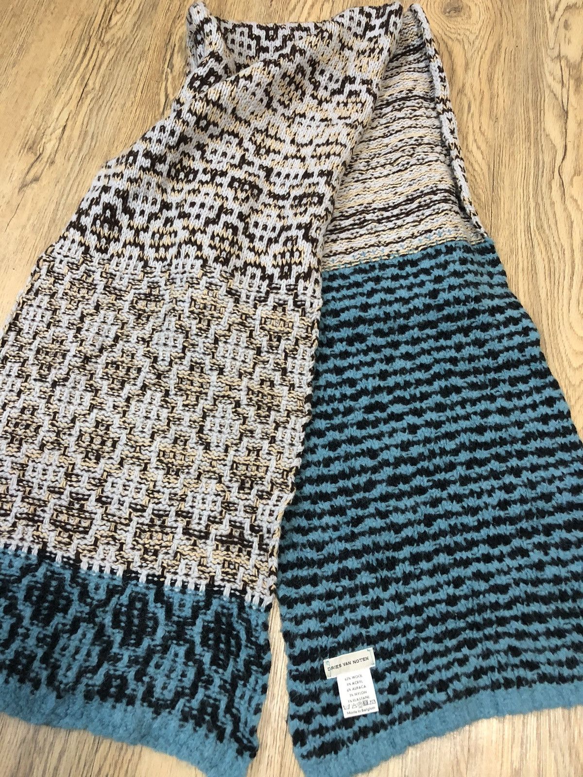 Dries Van Noten Dries Van Noten long knit muffler Size ONE SIZE - 9 Thumbnail