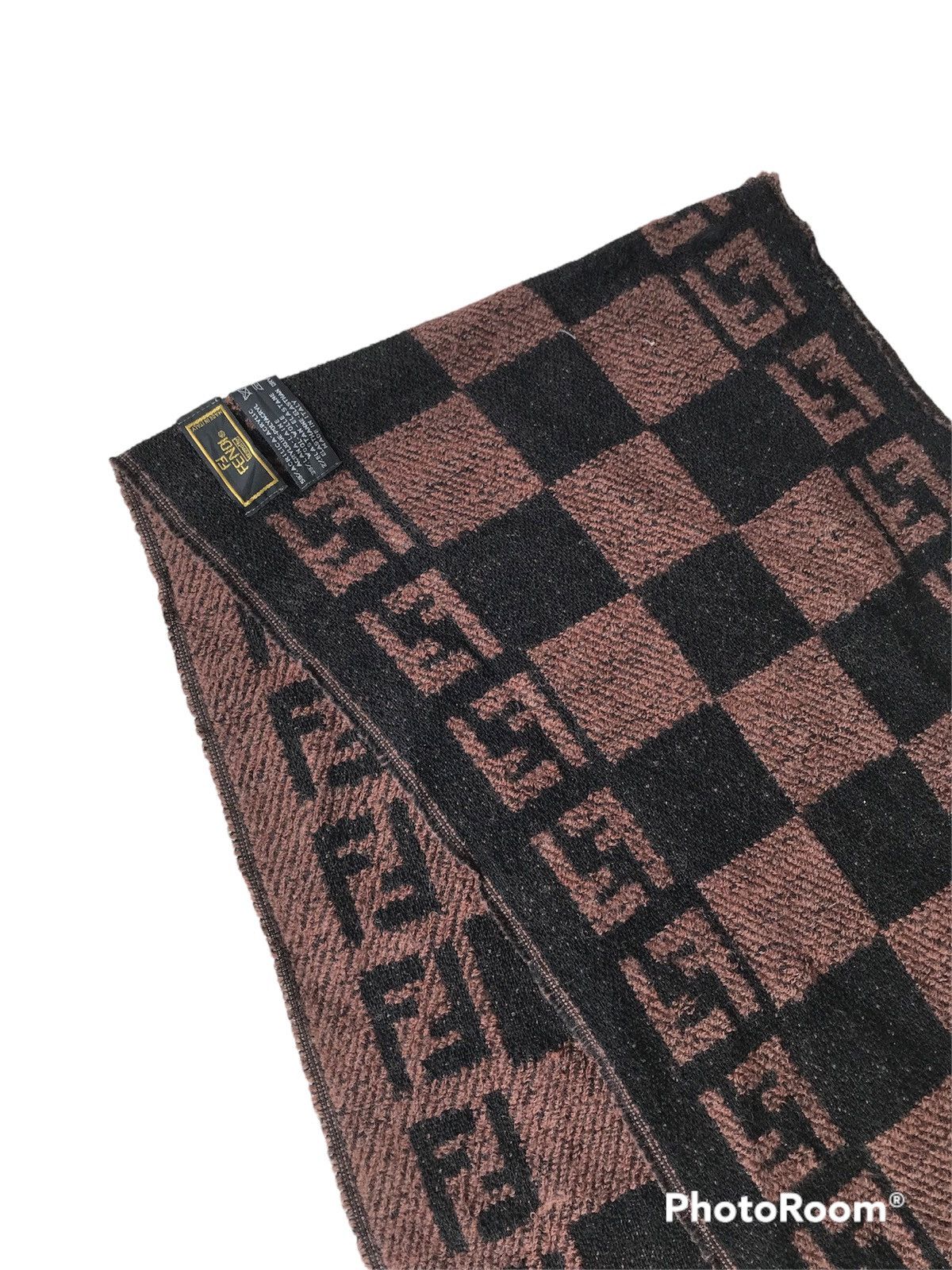 Fendi Fendi Italy Monogram Scarf Size ONE SIZE - 3 Thumbnail