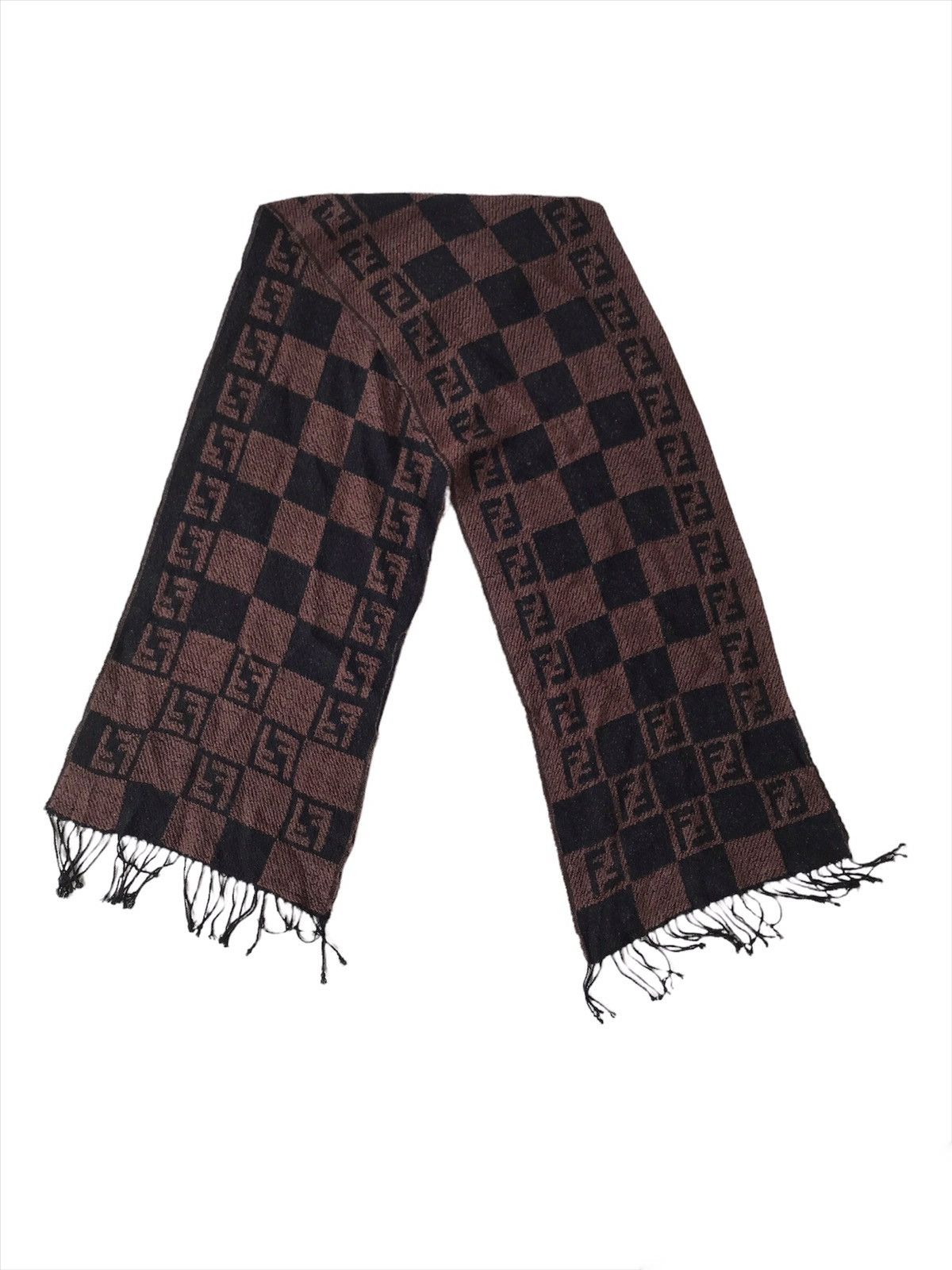 Fendi Fendi Italy Monogram Scarf Size ONE SIZE - 4 Thumbnail