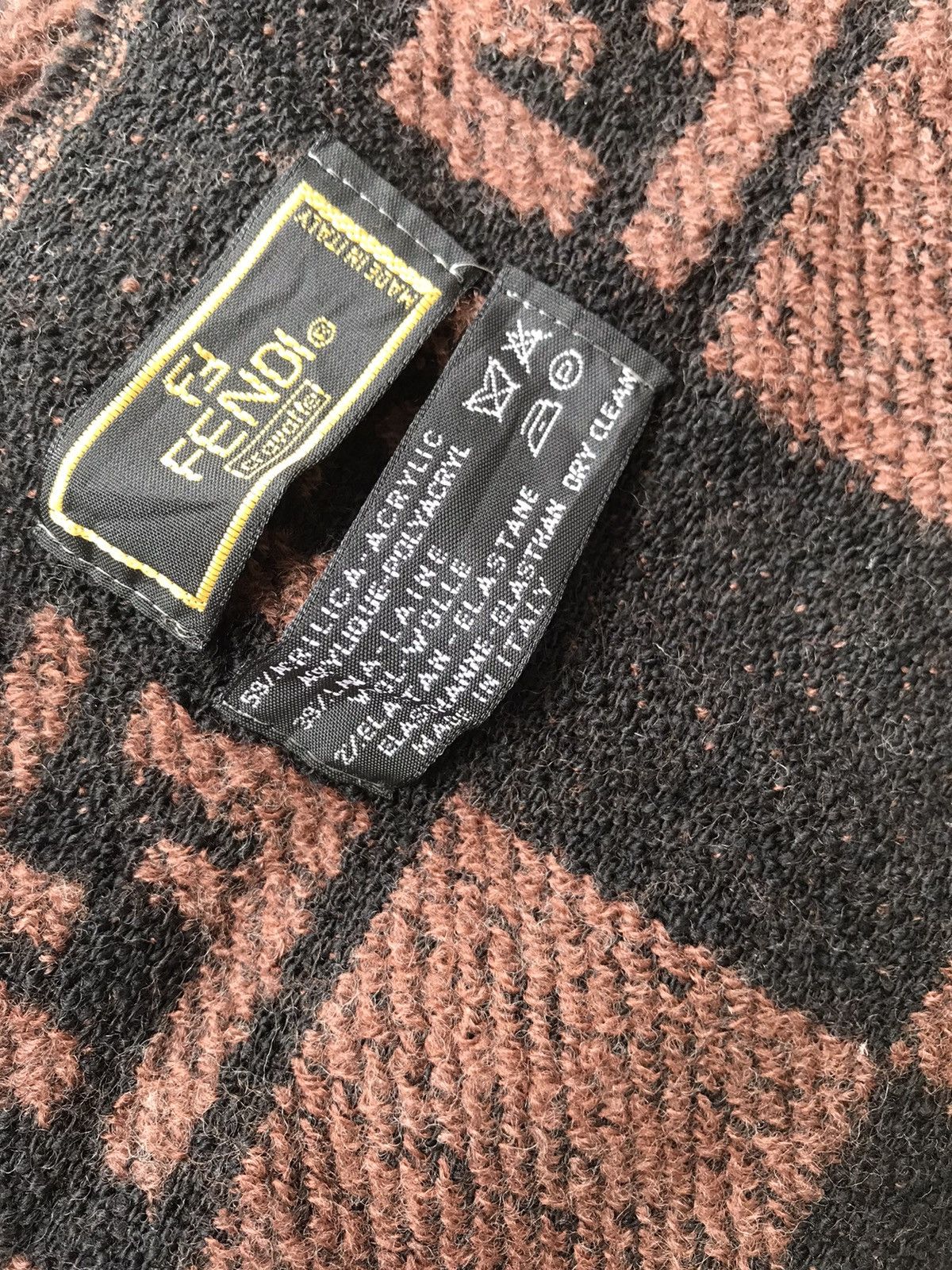 Fendi Fendi Italy Monogram Scarf Size ONE SIZE - 6 Thumbnail