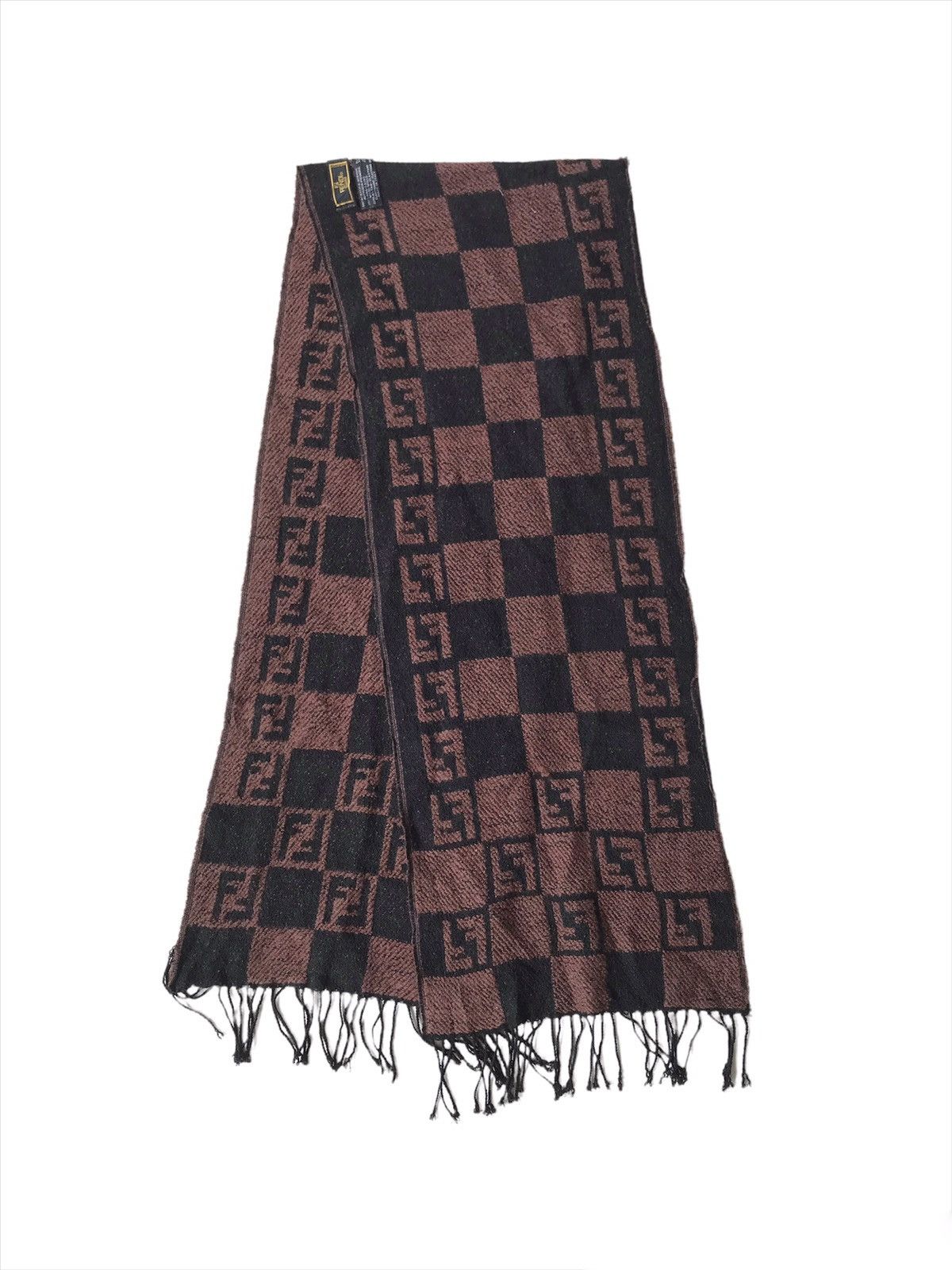 Fendi Fendi Italy Monogram Scarf Size ONE SIZE - 2 Thumbnail