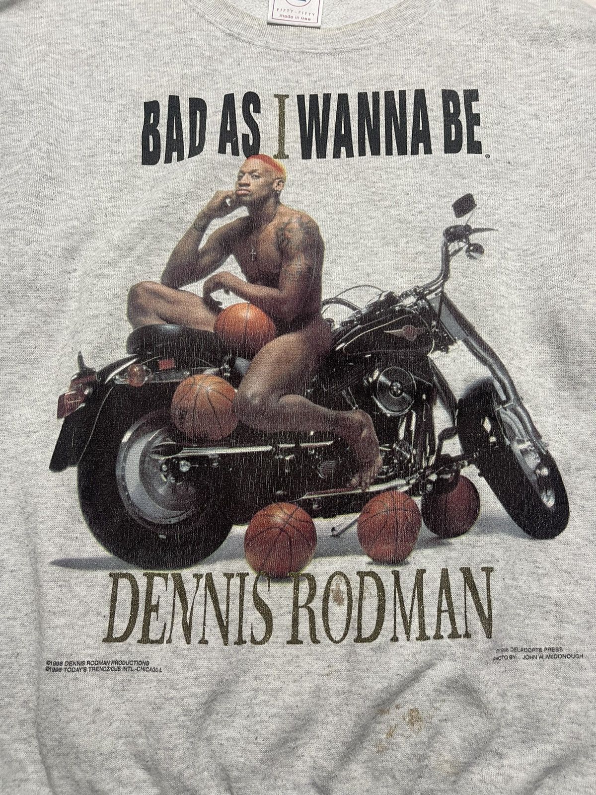 NBA Vintage Dennis Rodman Sweatshirt Size US M / EU 48-50 / 2 - 3 Thumbnail