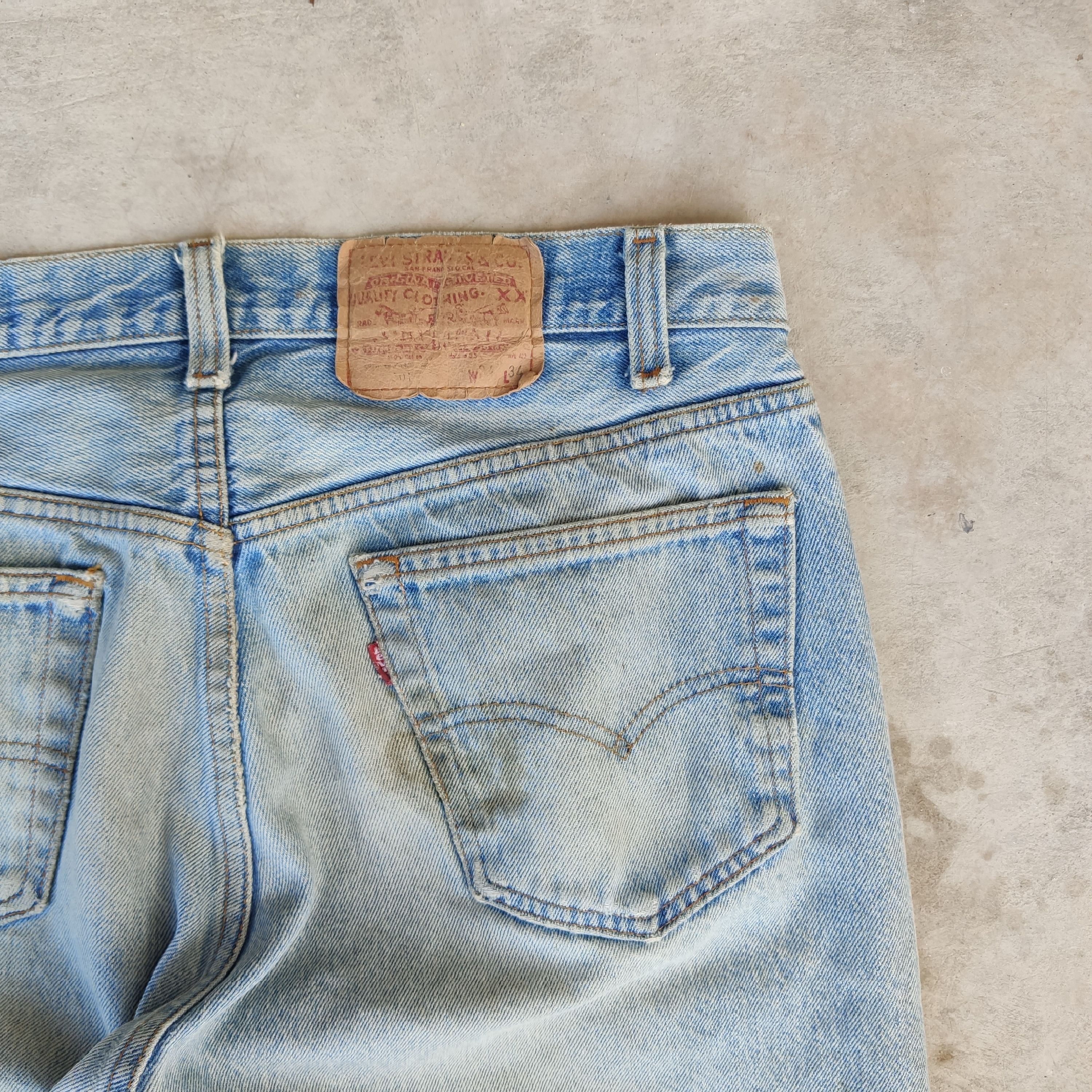 Levi's × Vintage VINTAGE LEVI'S STRAUSS LOT 501 DISTRESSED DENIM Size US 33 - 3 Thumbnail