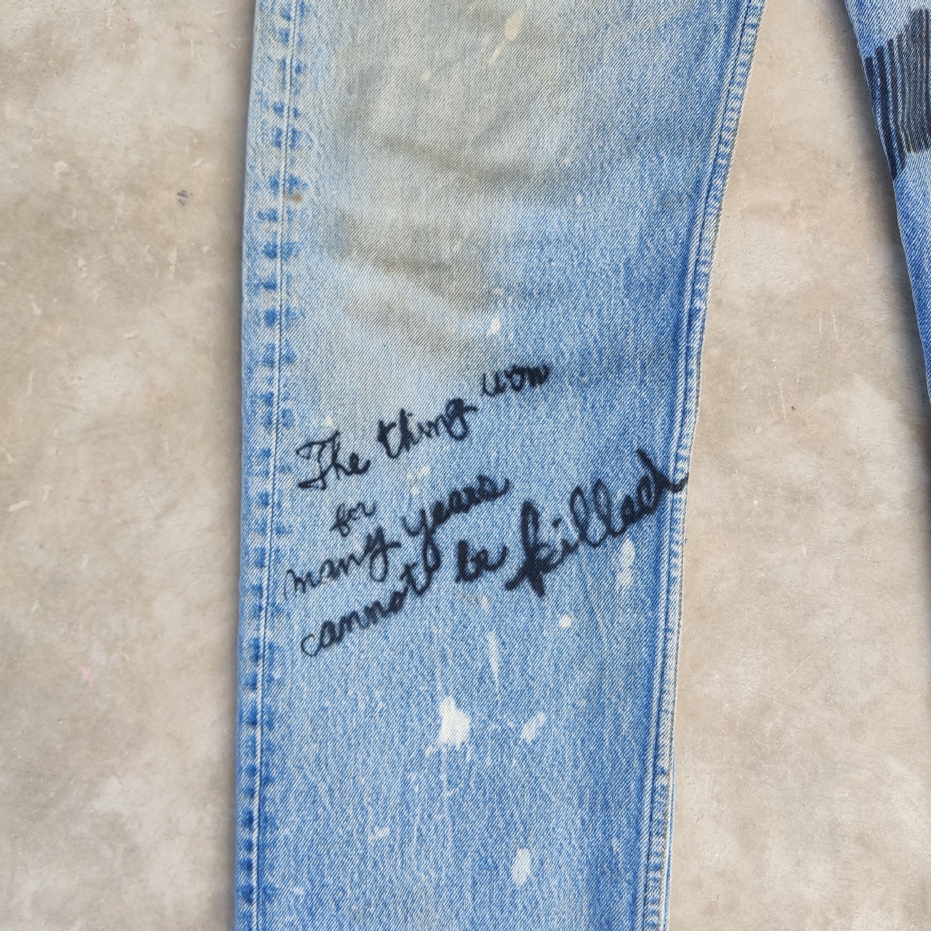 Levi's × Vintage VINTAGE LEVI'S STRAUSS LOT 501 DISTRESSED DENIM Size US 33 - 15 Thumbnail
