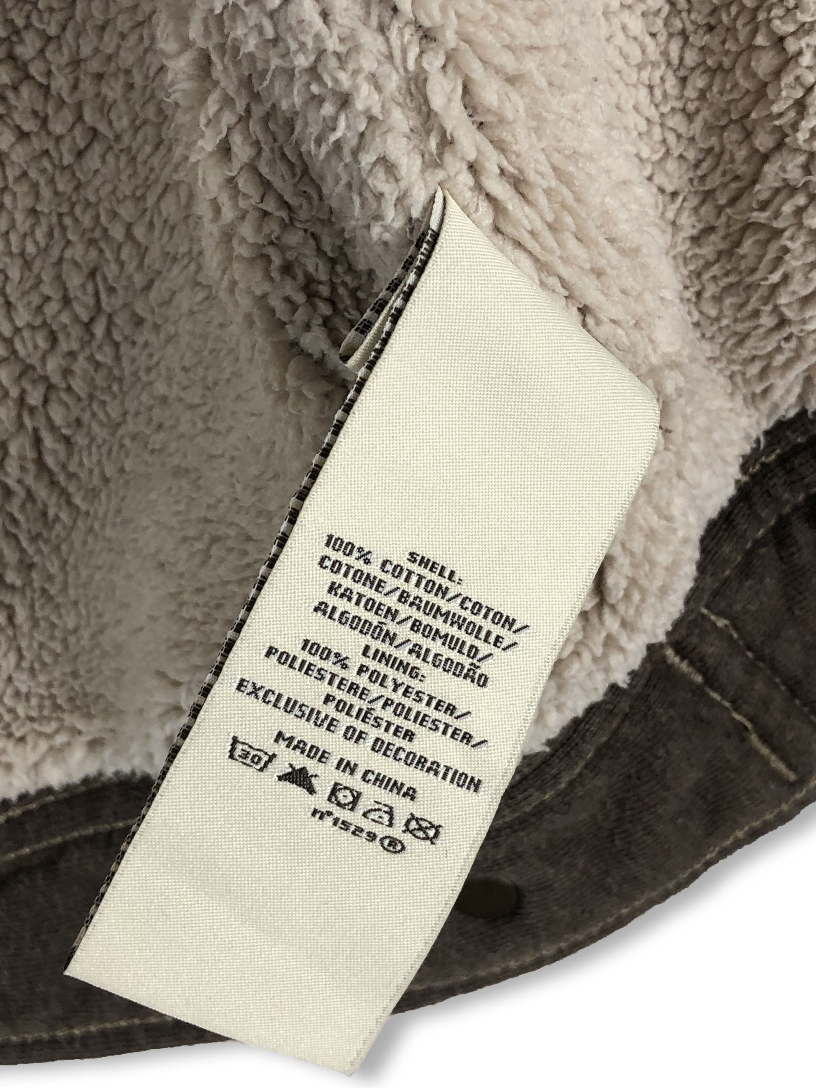 Ralph Lauren 00s Vintage POLO JEANS C.O. Brown Wool Sherpa Crop M100 Size US M / EU 48-50 / 2 - 8 Thumbnail