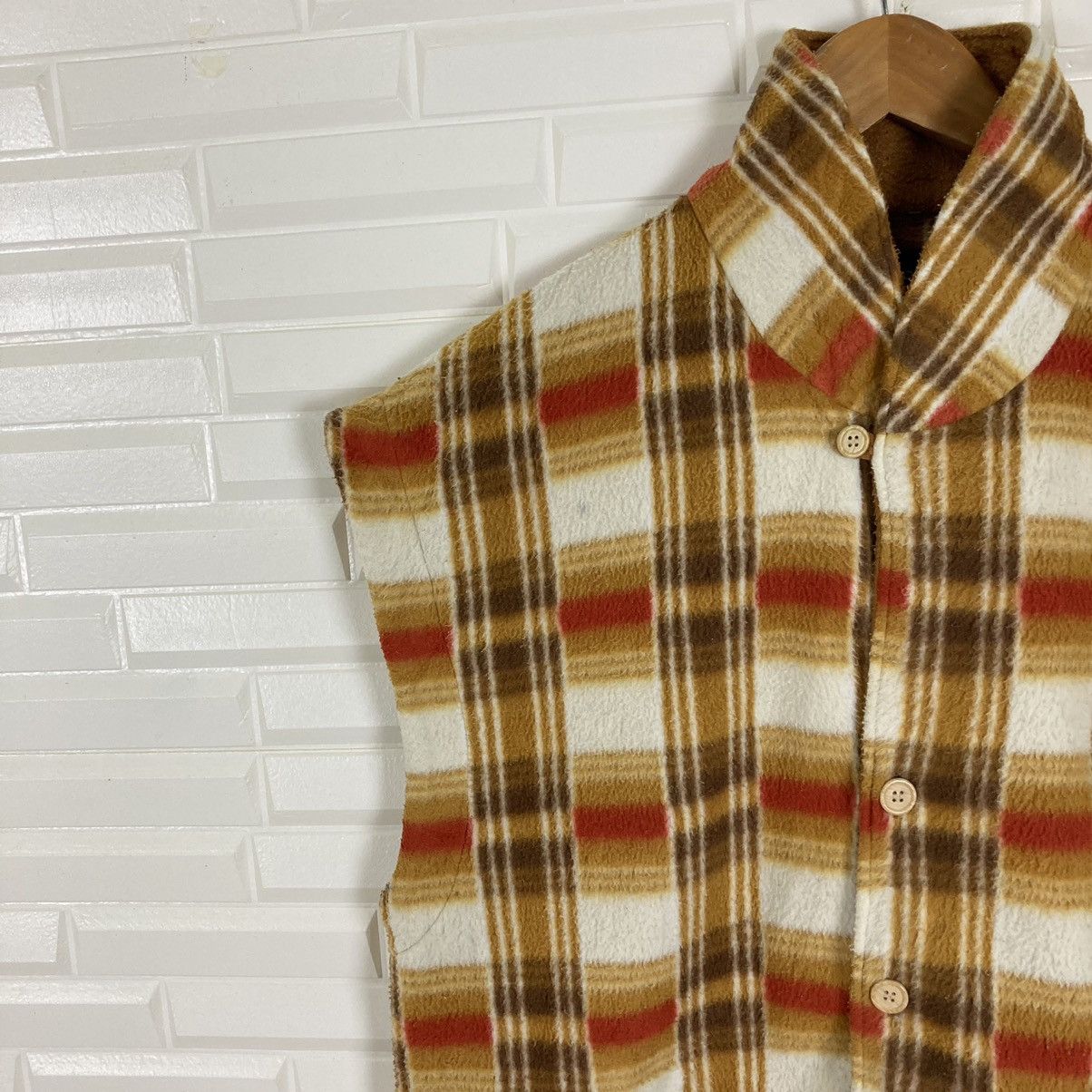 Kangol Kangol Flannel Fleece Vest Size US L / EU 52-54 / 3 - 3 Thumbnail