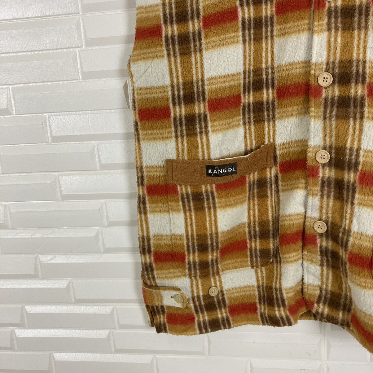 Kangol Kangol Flannel Fleece Vest Size US L / EU 52-54 / 3 - 2 Thumbnail