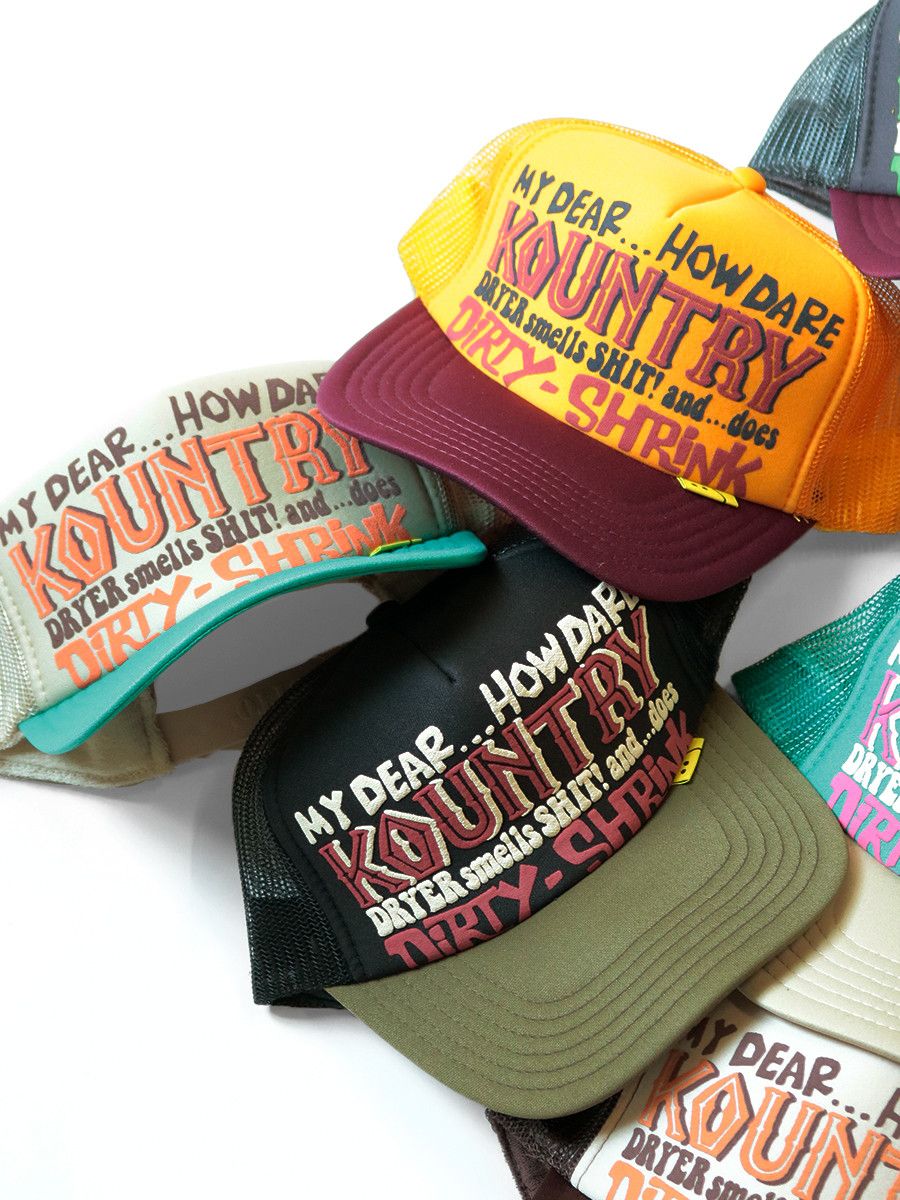Kapital Kapital KOUNTRY DIRTY SHRINK trucker cap Size ONE SIZE - 2 Thumbnail