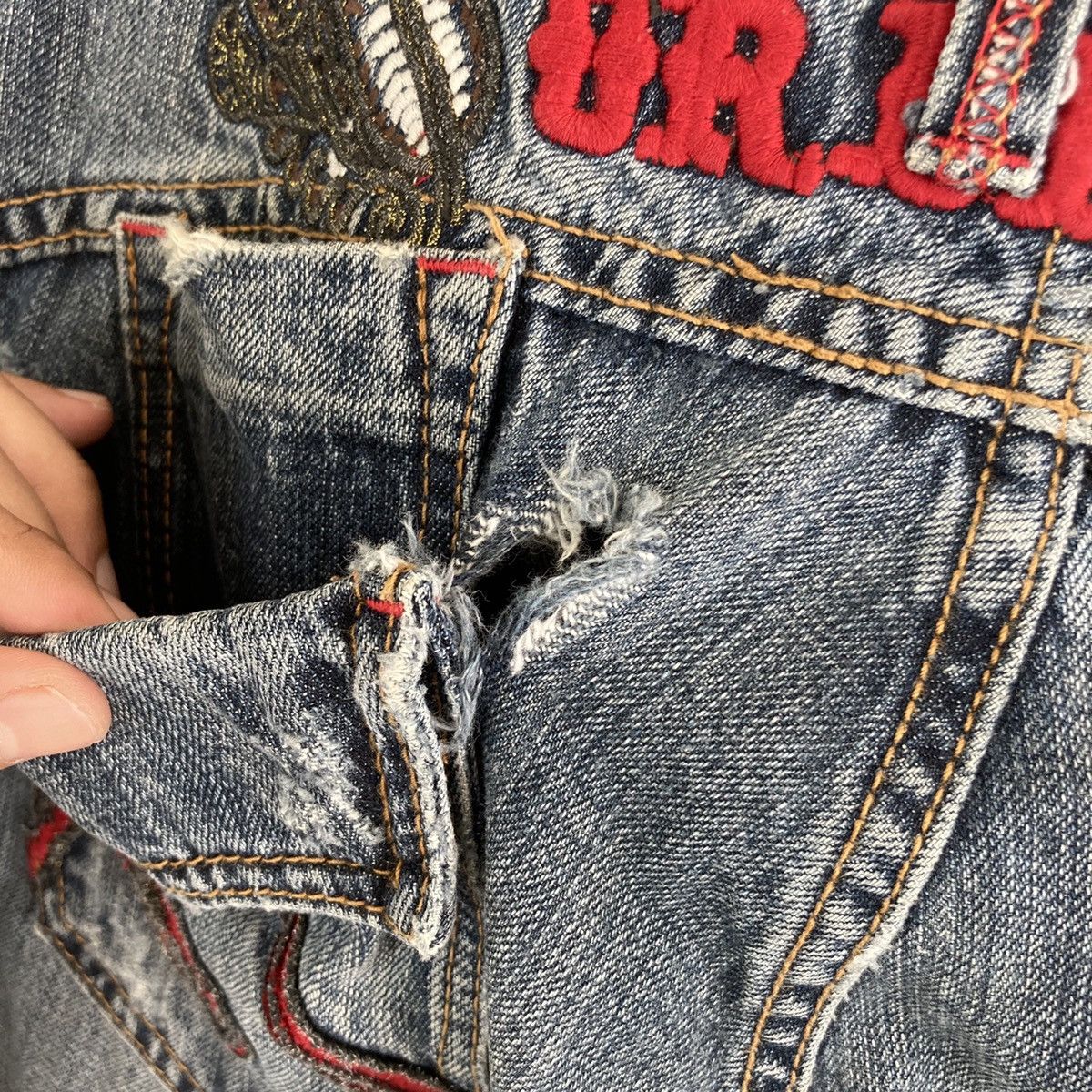Japanese Brand Japanese Oririn Nice Jeans Size US 31 - 15 Thumbnail