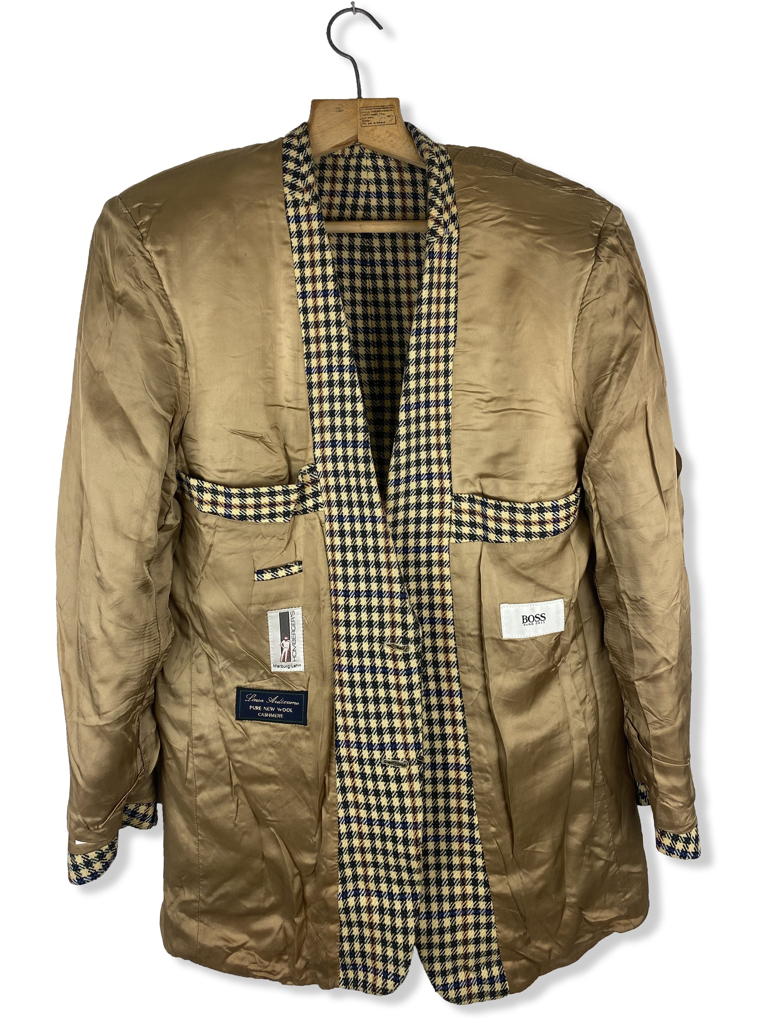 Hugo Boss Vintage HUGO BOSS Checked Pattern Blazer M295 Size 52R - 10 Thumbnail