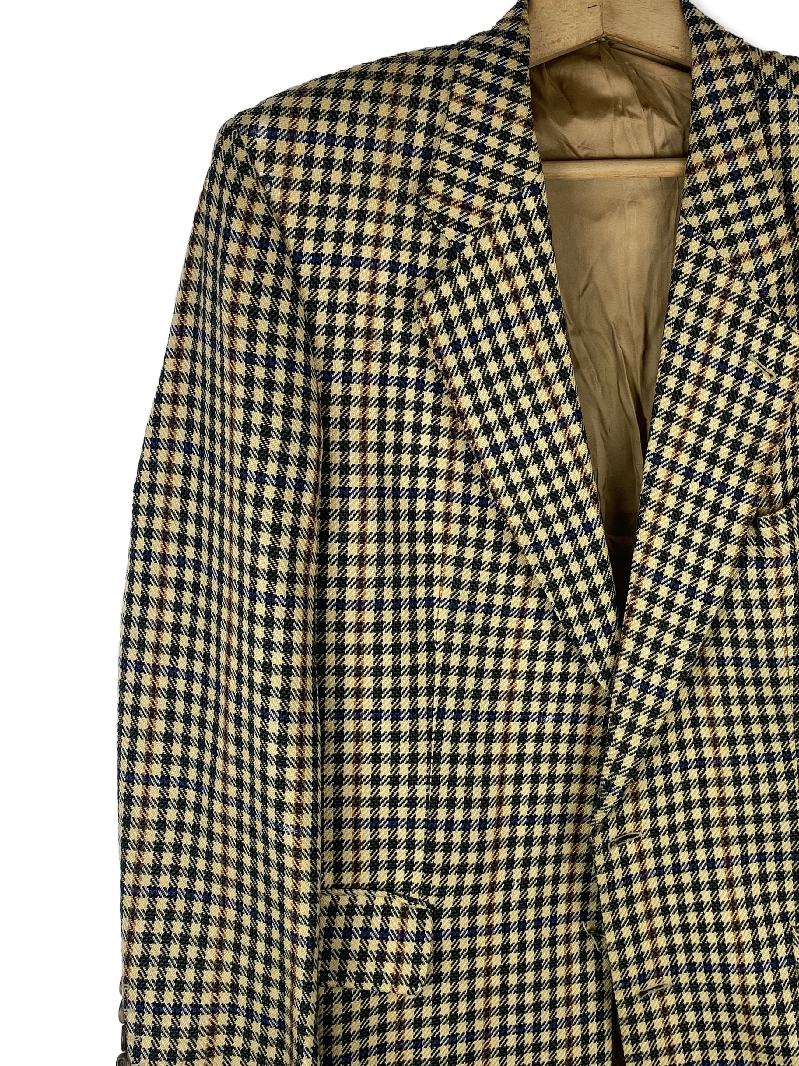 Hugo Boss Vintage HUGO BOSS Checked Pattern Blazer M295 Size 52R - 3 Thumbnail