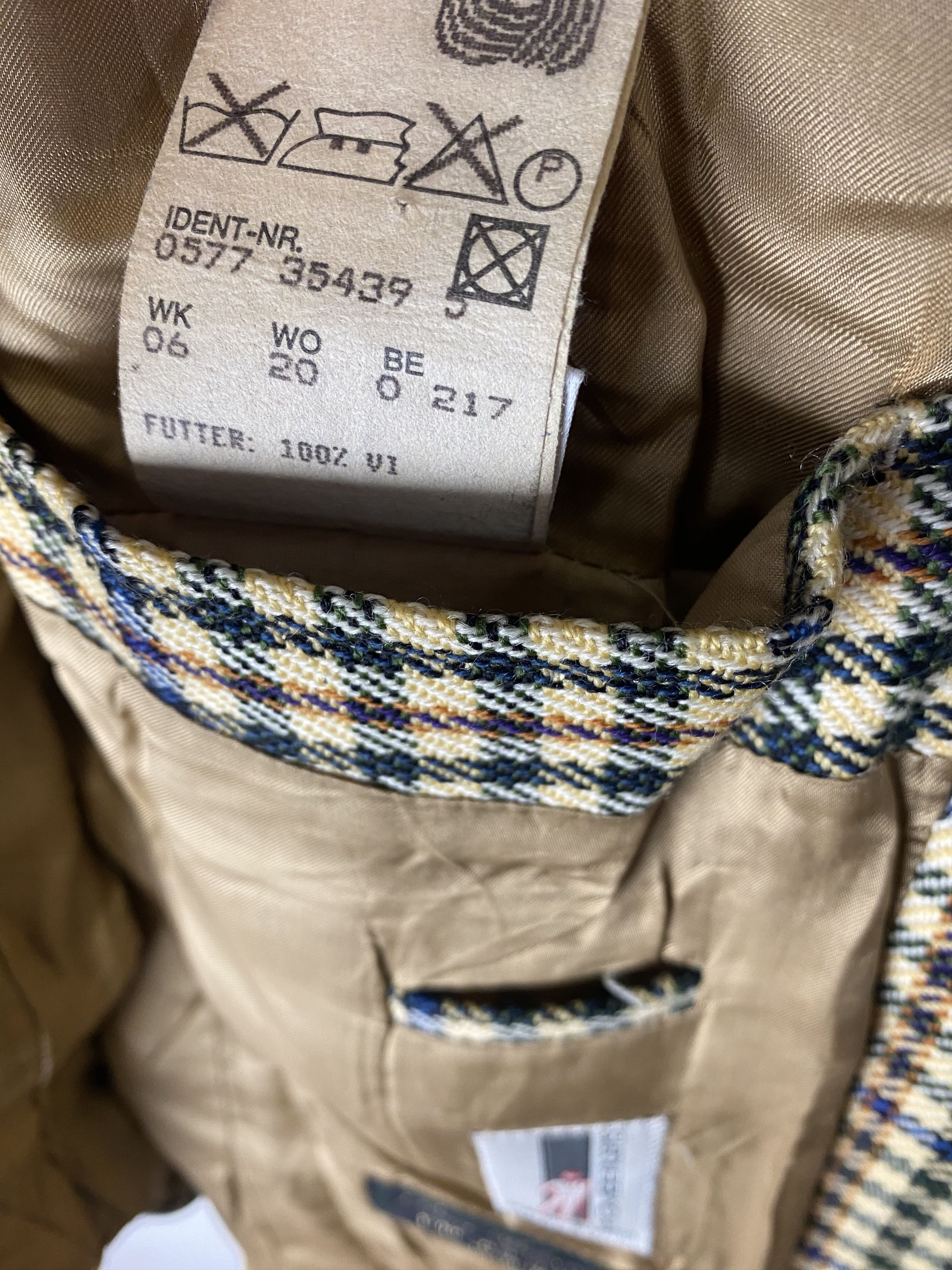 Hugo Boss Vintage HUGO BOSS Checked Pattern Blazer M295 Size 52R - 8 Thumbnail