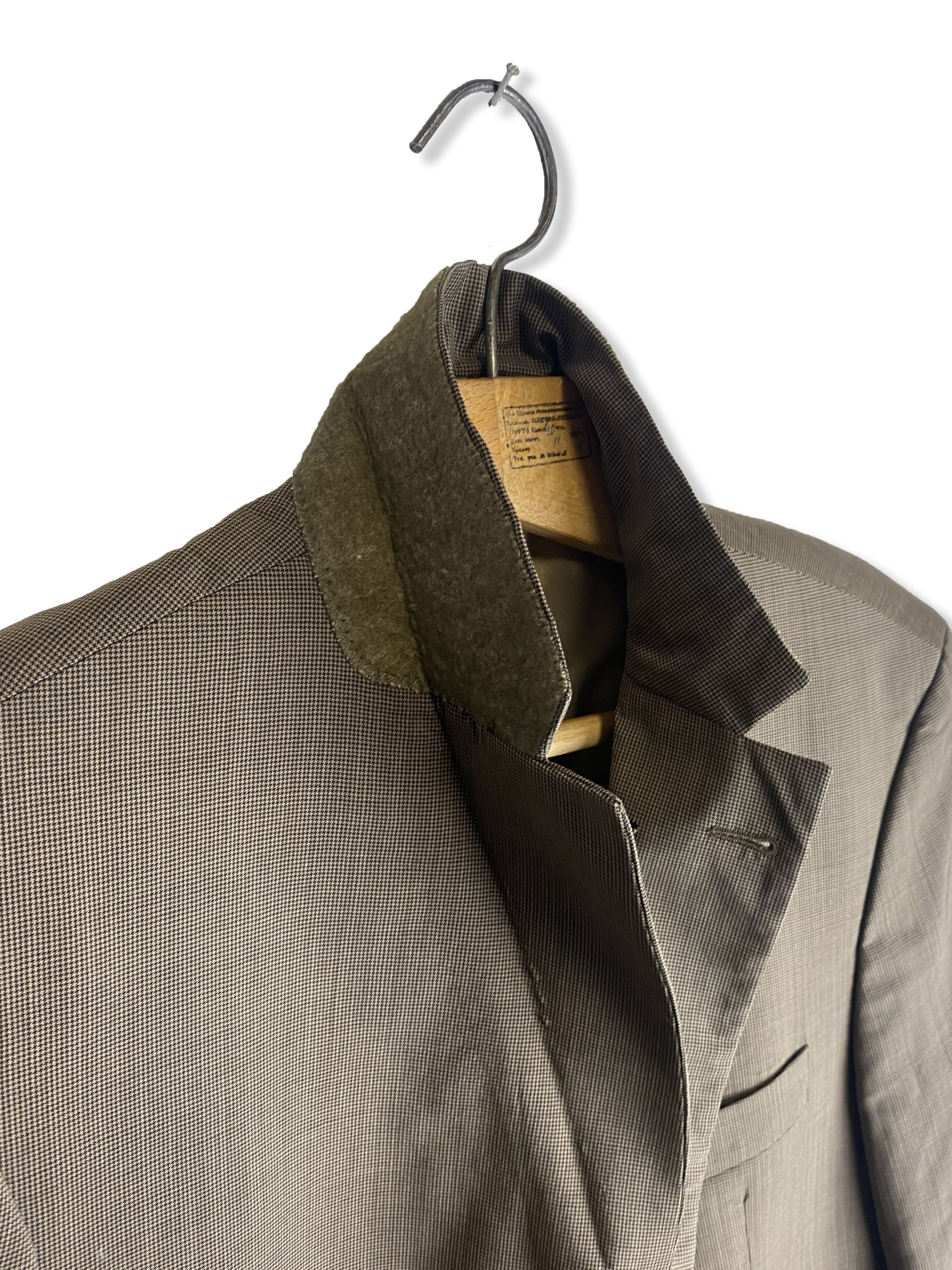 Hugo Boss 90s Vintage HUGO BOSS Brown Blazer M294 Size 54R - 4 Thumbnail