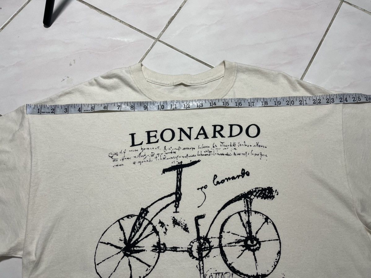 Vintage Vintage Leonardo da Vinci Bicycle Art T-Shirt Size US L / EU 52-54 / 3 - 7 Thumbnail
