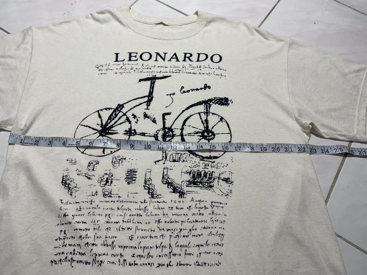 Vintage Vintage Leonardo da Vinci Bicycle Art T-Shirt Size US L / EU 52-54 / 3 - 5 Thumbnail