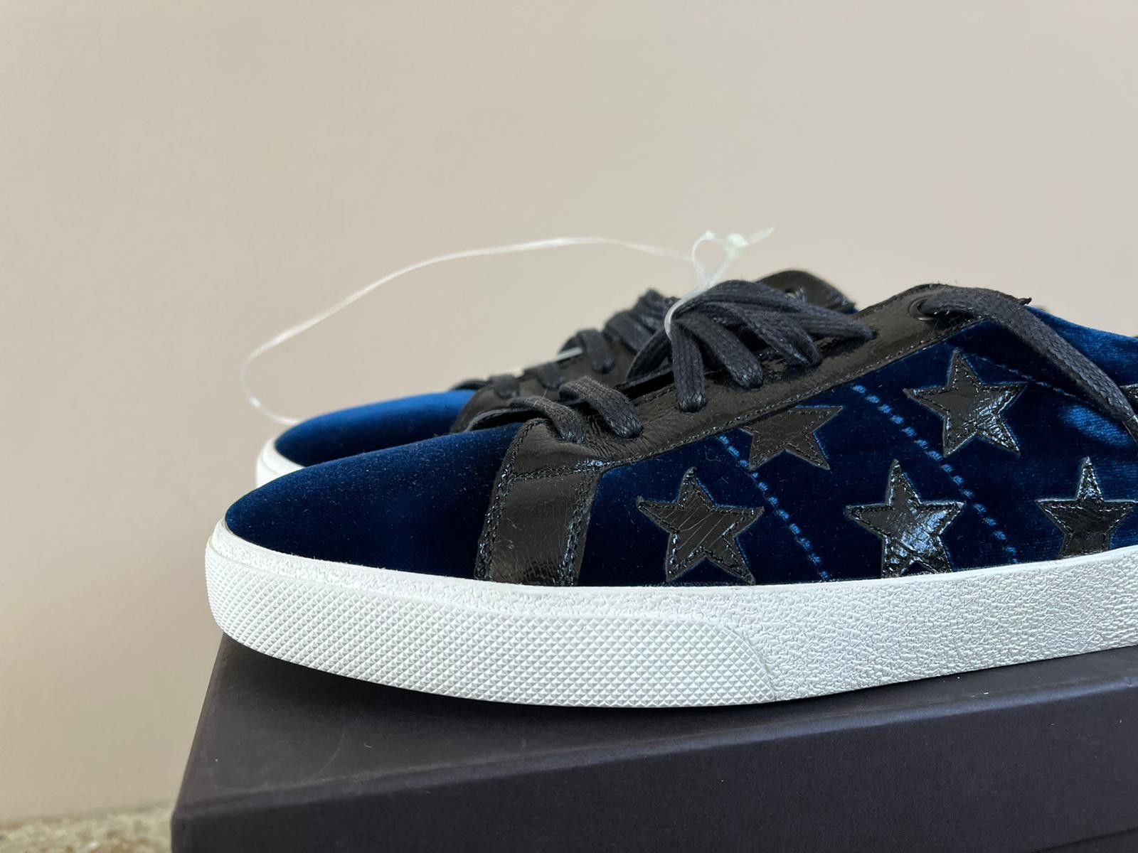 Saint Laurent Paris Velvet Court Classics in Black Size US 11 / EU 44 - 3 Thumbnail