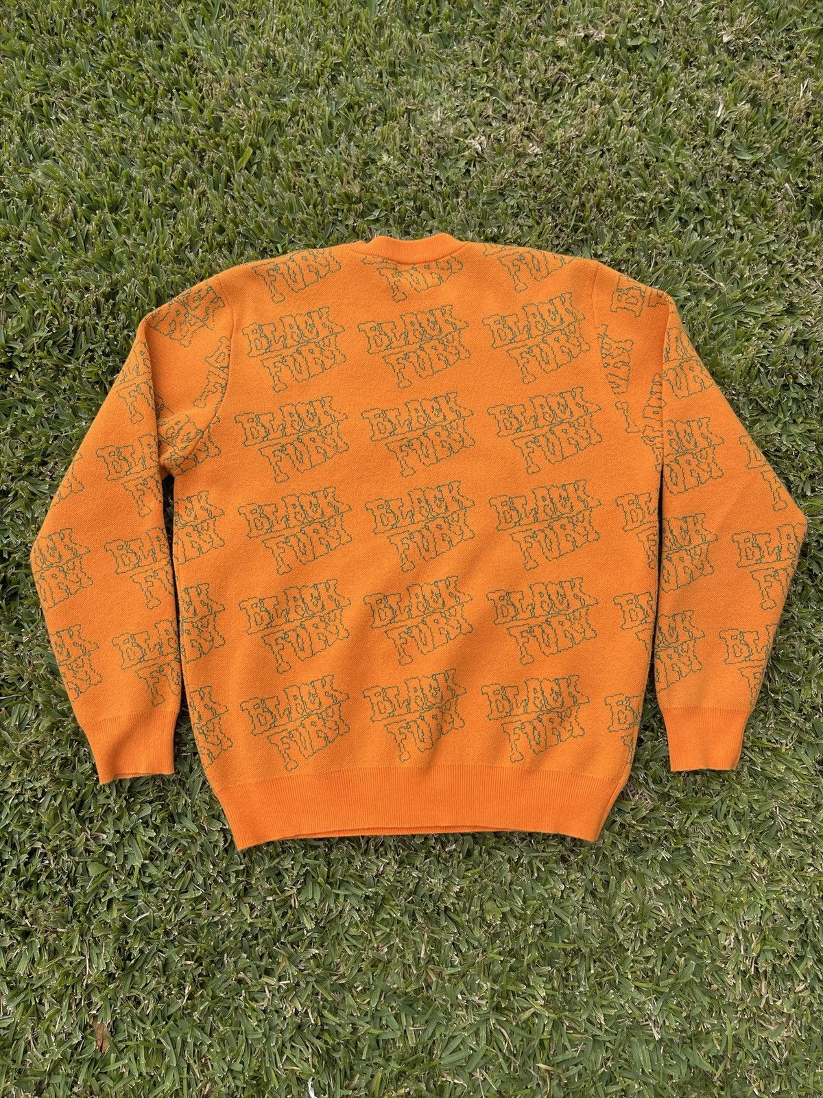 Golf Wang Golf Wang black fury knit sweater size Medium in Orange Size US M / EU 48-50 / 2 - 3 Thumbnail