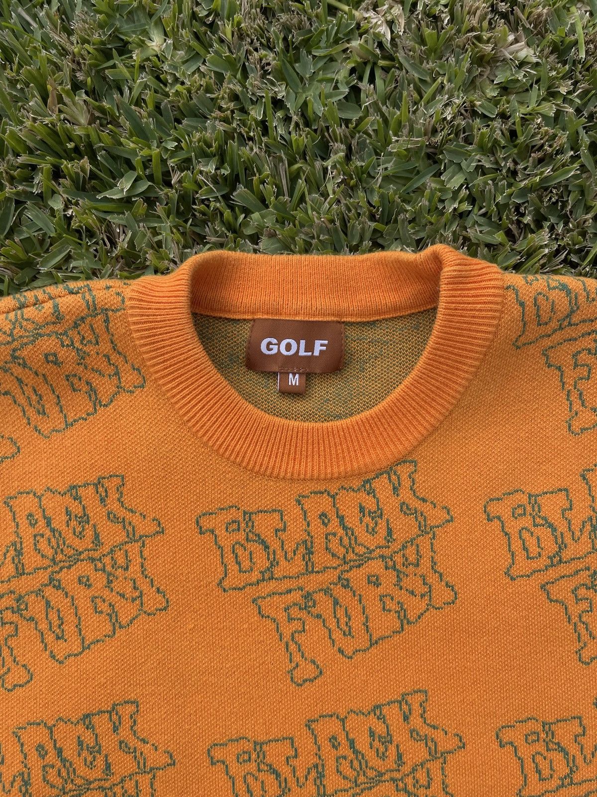 Golf Wang Golf Wang black fury knit sweater size Medium in Orange Size US M / EU 48-50 / 2 - 4 Thumbnail