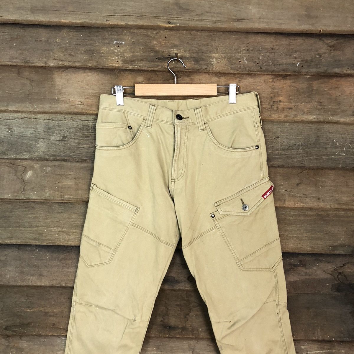 Japanese Brand DLL Burtle Brown Multipocket Tactical Cargo Pants #C1134 Size US 29 - 2 Thumbnail