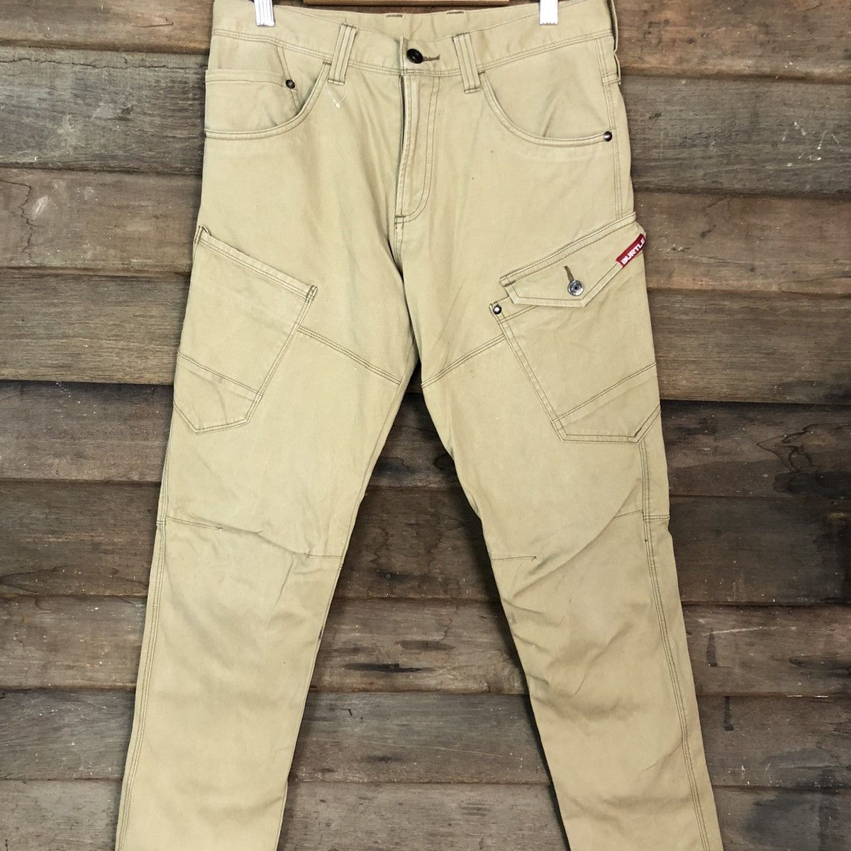 Japanese Brand DLL Burtle Brown Multipocket Tactical Cargo Pants #C1134 Size US 29 - 4 Thumbnail