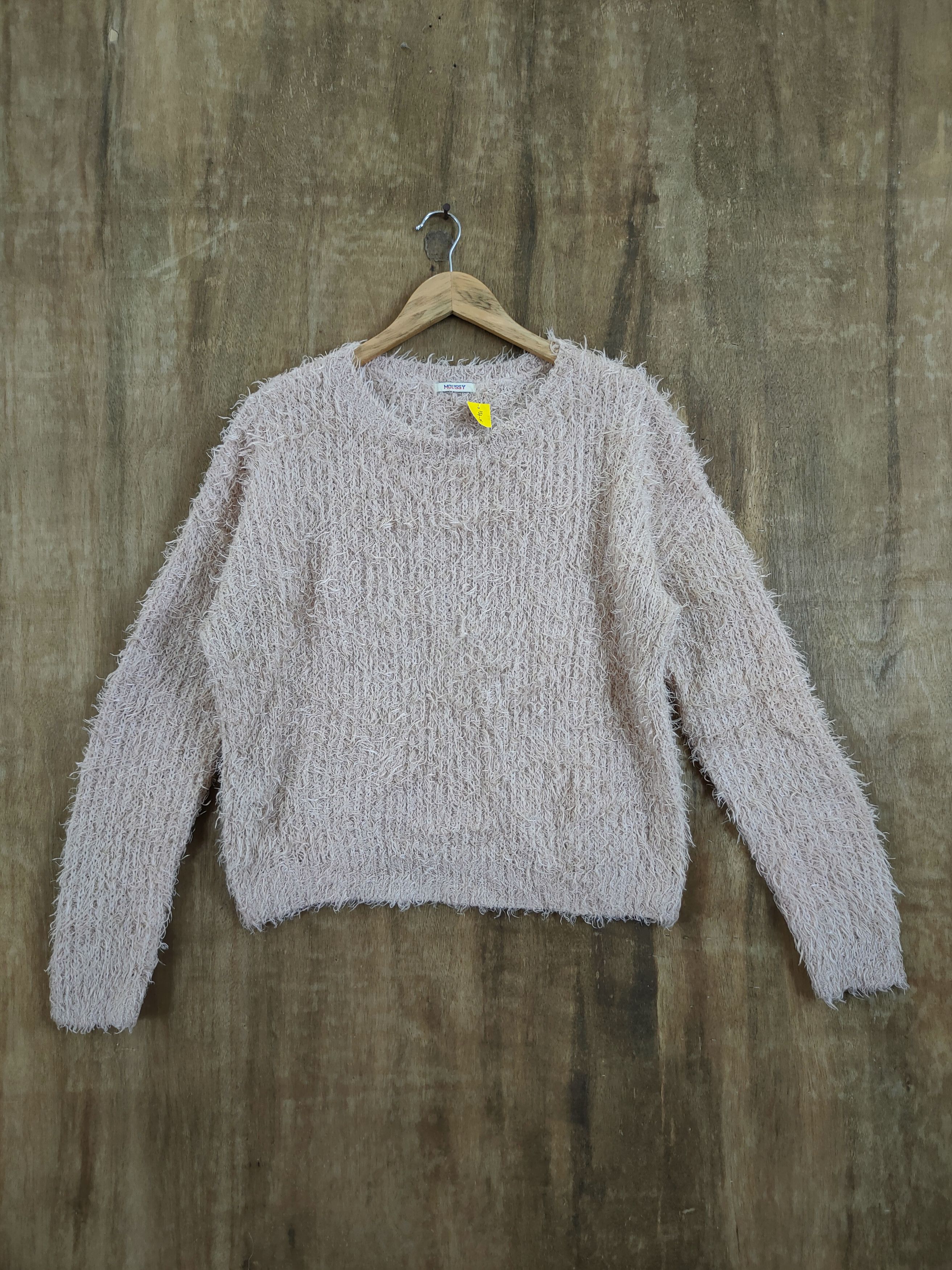 Japanese Brand D Moussy mohair soft fur shag shaggy knitwear #46-951 Size US S / EU 44-46 / 1 - 1 Thumbnail