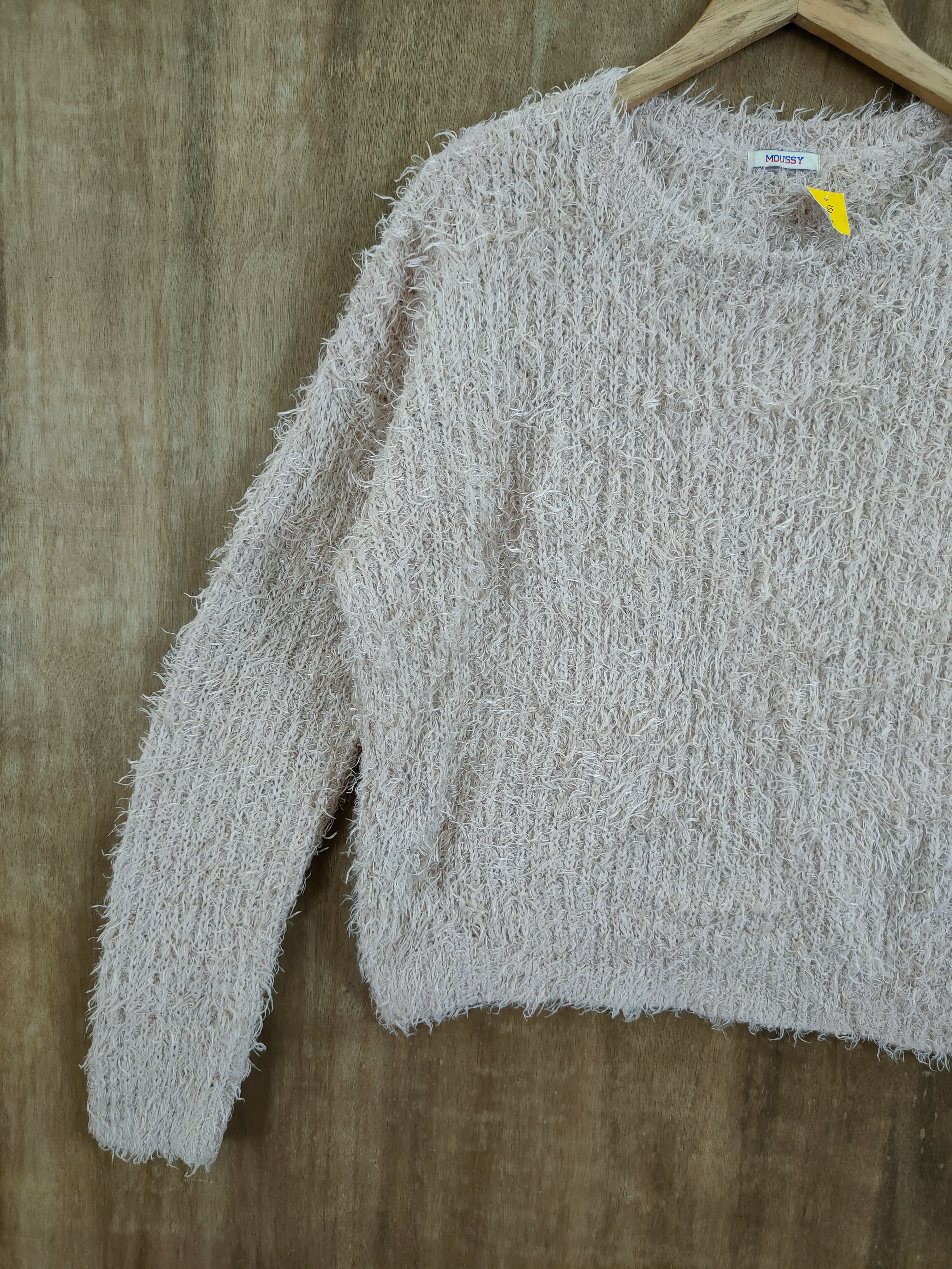 Japanese Brand D Moussy mohair soft fur shag shaggy knitwear #46-951 Size US S / EU 44-46 / 1 - 2 Thumbnail