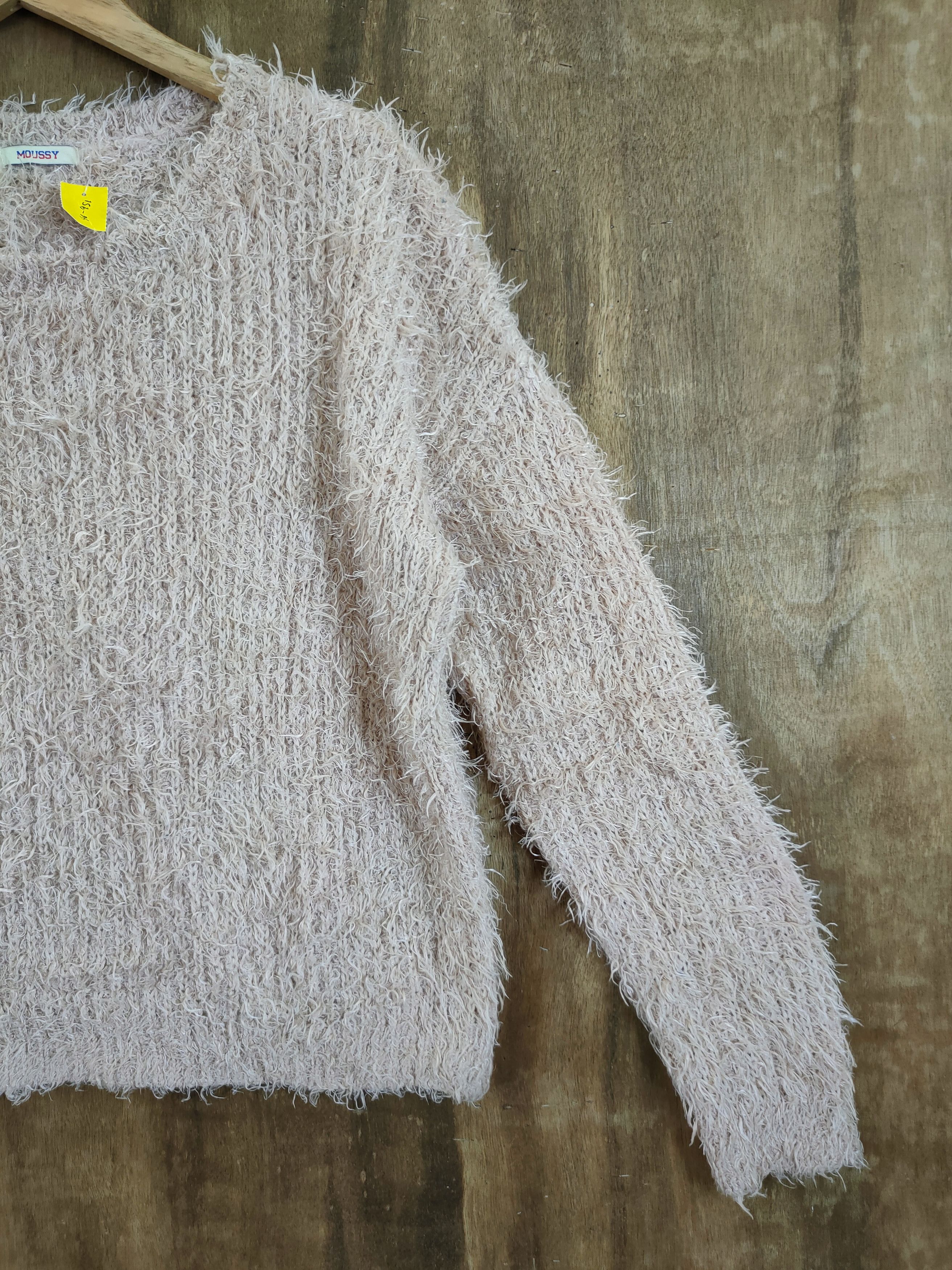 Japanese Brand D Moussy mohair soft fur shag shaggy knitwear #46-951 Size US S / EU 44-46 / 1 - 3 Thumbnail