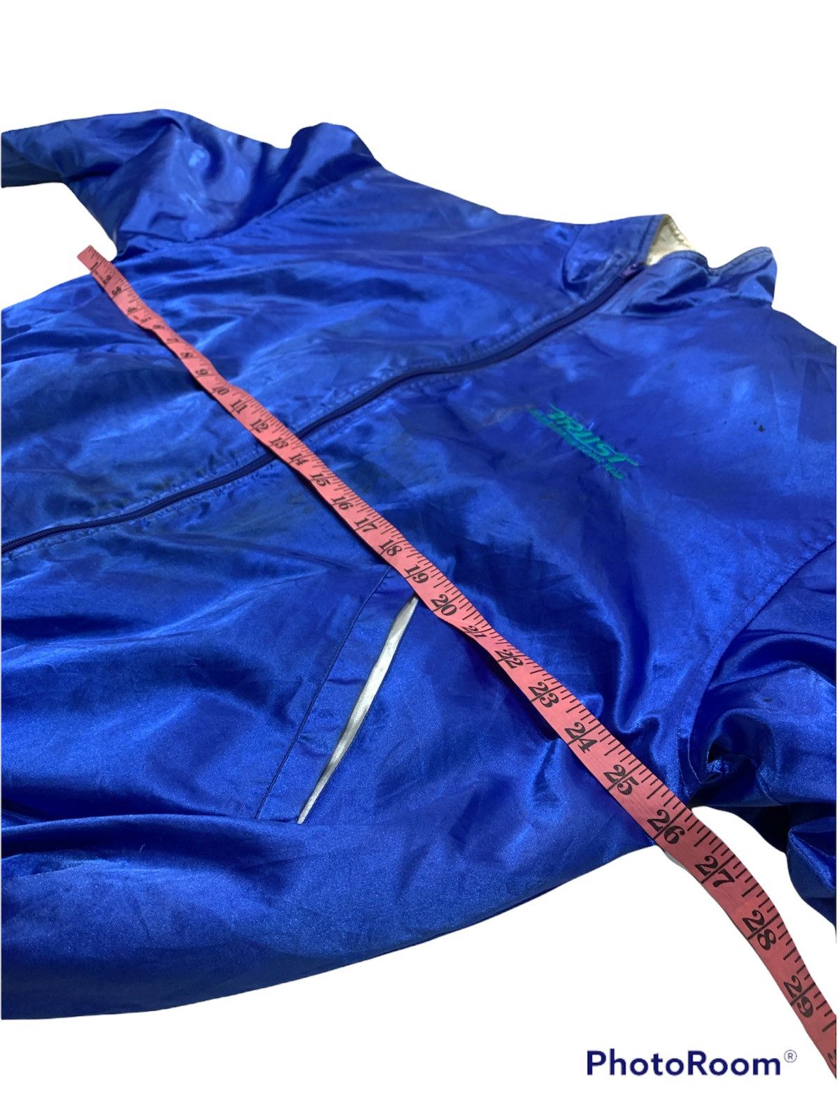 Japanese Brand × Vintage DISTRESSED SUN FADED TRUST RACING TEAM BOMBER JACKET Size US XL / EU 56 / 4 - 8 Thumbnail