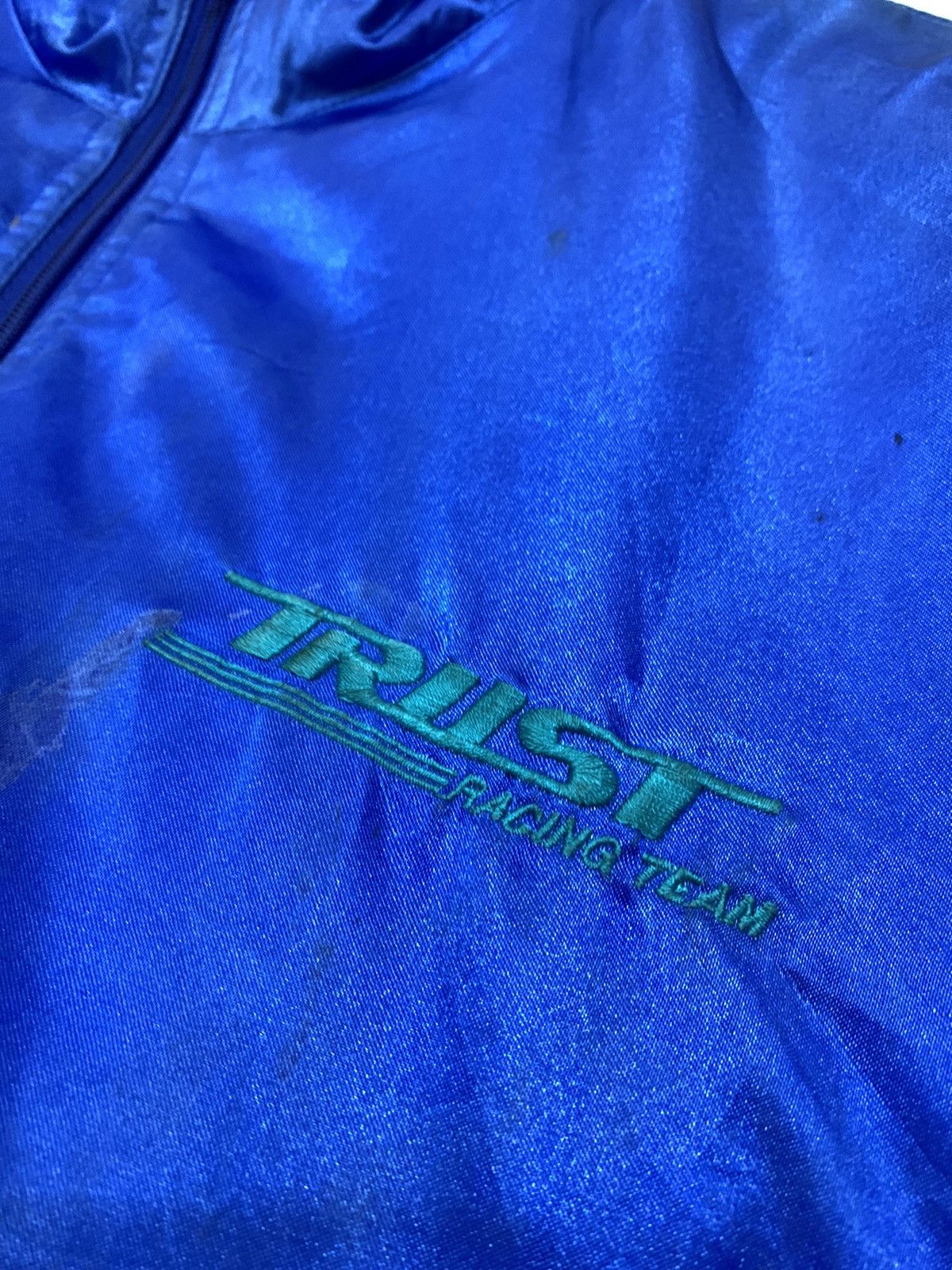 Japanese Brand × Vintage DISTRESSED SUN FADED TRUST RACING TEAM BOMBER JACKET Size US XL / EU 56 / 4 - 7 Thumbnail