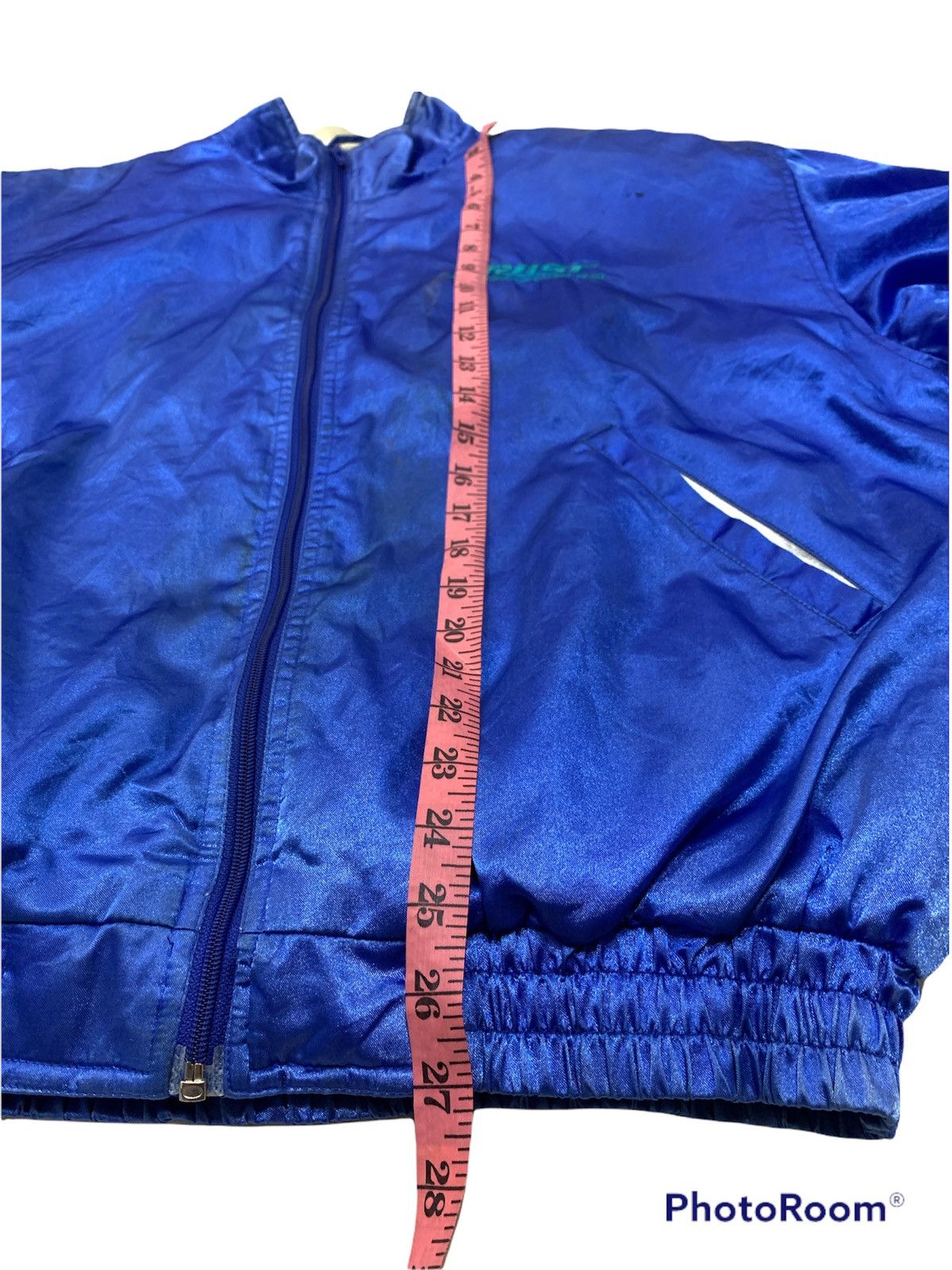 Japanese Brand × Vintage DISTRESSED SUN FADED TRUST RACING TEAM BOMBER JACKET Size US XL / EU 56 / 4 - 9 Thumbnail