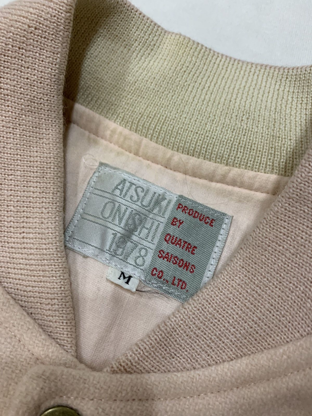 Designer × Japanese Brand × Vintage VINTAGE 1986 ATSUKI ONISHI WOOL VARSITY JACKET Size US M / EU 48-50 / 2 - 8 Thumbnail