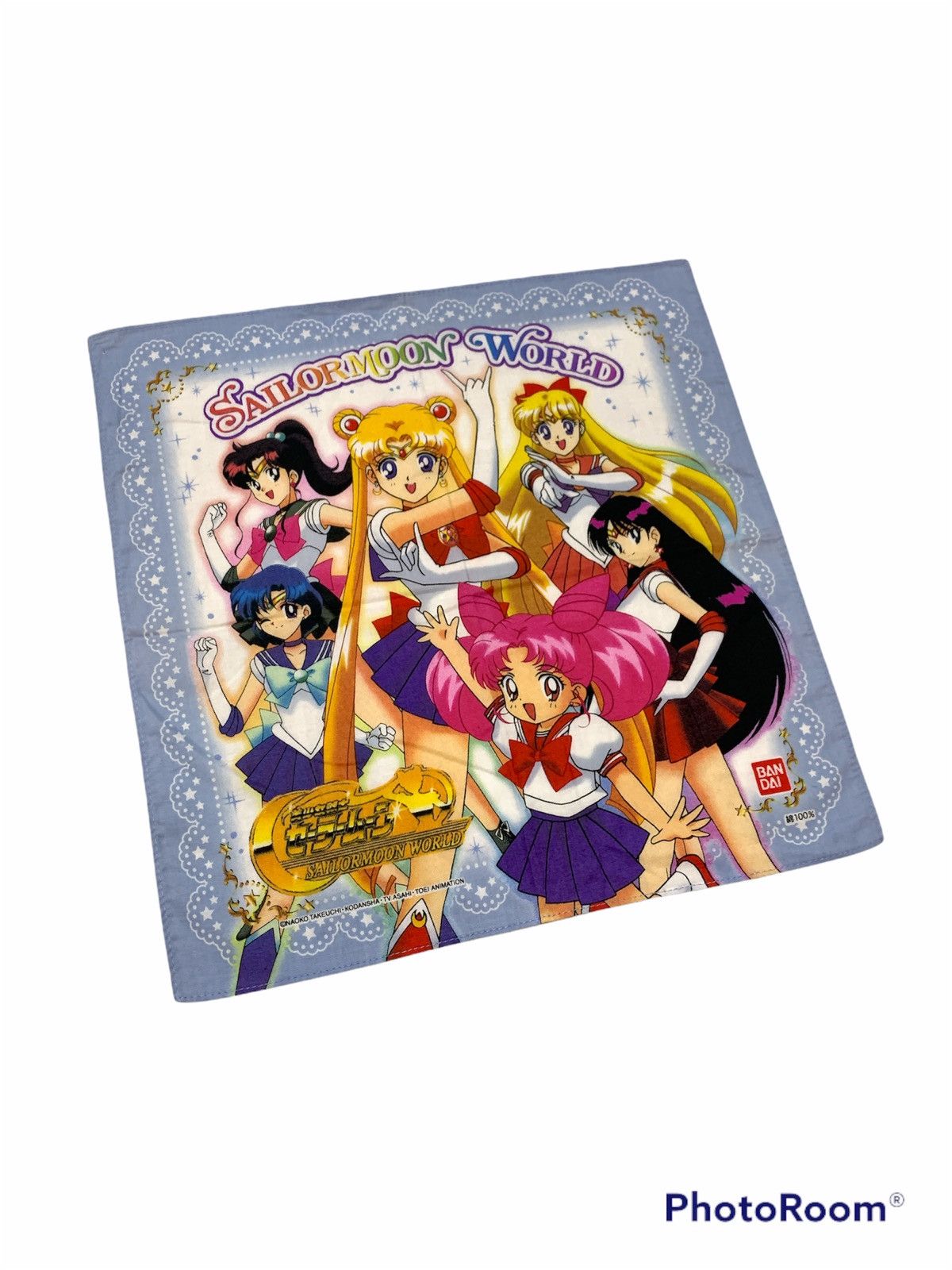 SAILOR 2024 MOON VINTAGE HANDKERCHIEF (NEW VINTAGE) Sailor Moon S handkerchief