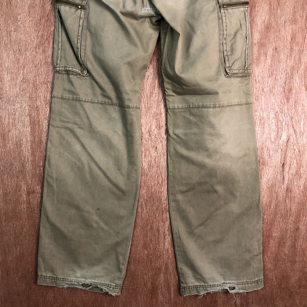 Japanese Brand DLL Oilcake Multipocket distressed Cargo Pants #c216 Size US 33 - 9 Thumbnail
