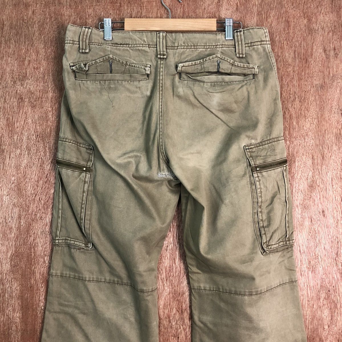 Japanese Brand DLL Oilcake Multipocket distressed Cargo Pants #c216 Size US 33 - 8 Thumbnail