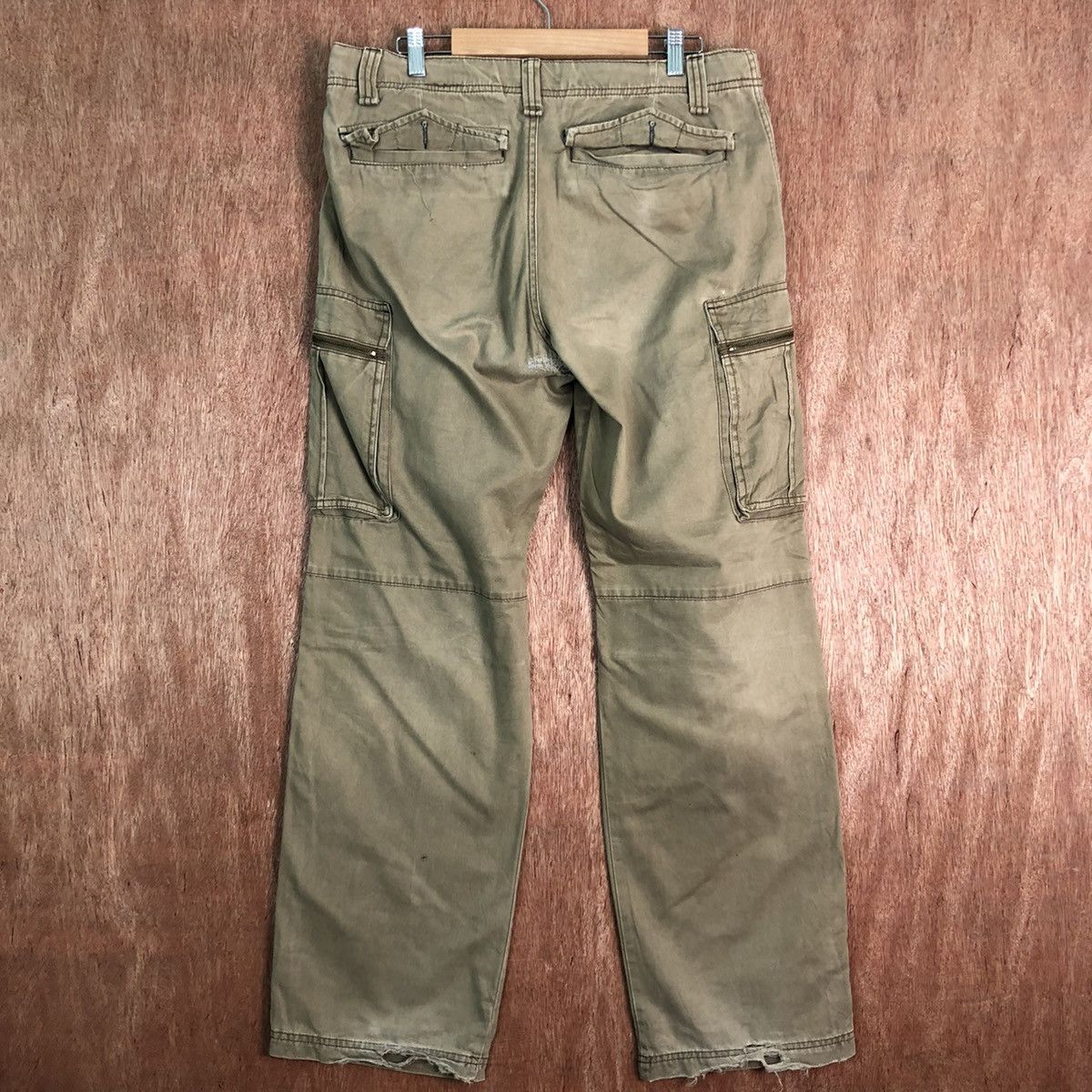 Japanese Brand DLL Oilcake Multipocket distressed Cargo Pants #c216 Size US 33 - 7 Thumbnail