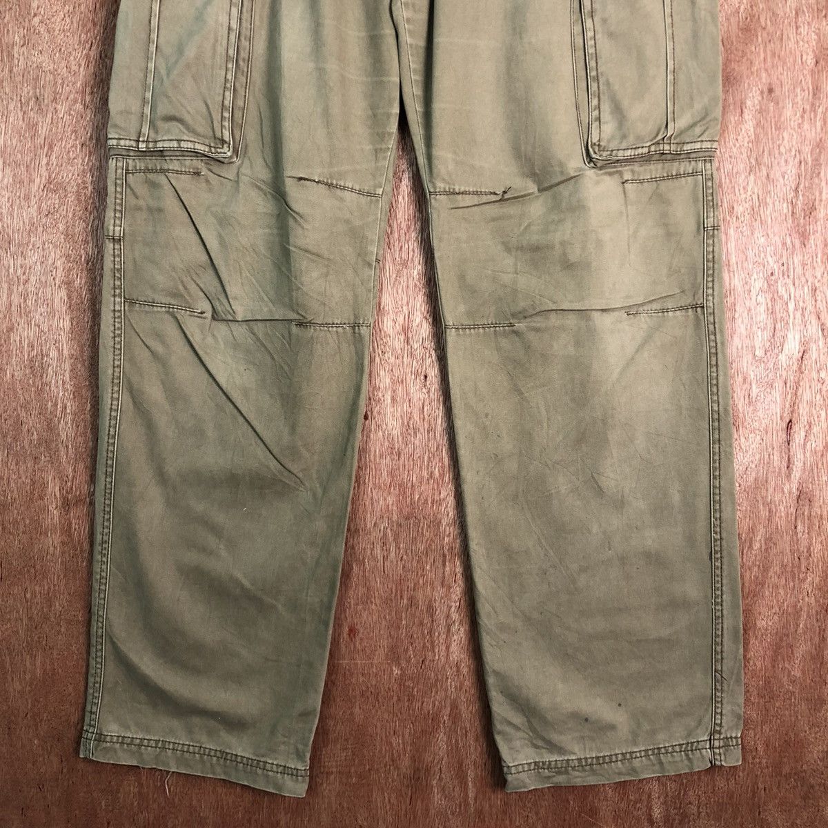Japanese Brand DLL Oilcake Multipocket distressed Cargo Pants #c216 Size US 33 - 3 Thumbnail
