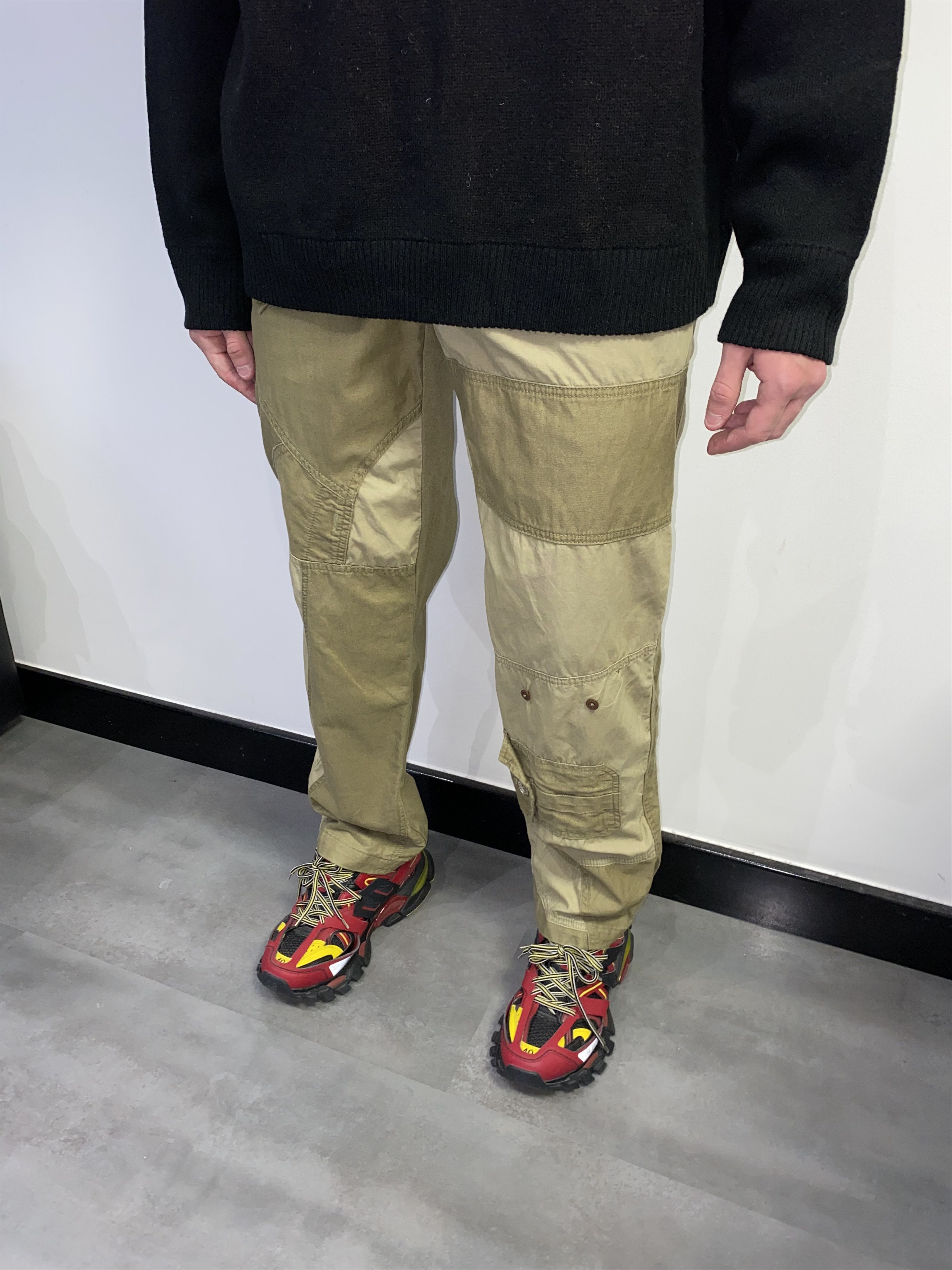 Dolce & Gabbana Rare Dolce & Gabbana Cargo Patchworks Beige Pants Size US 32 / EU 48 - 2 Thumbnail