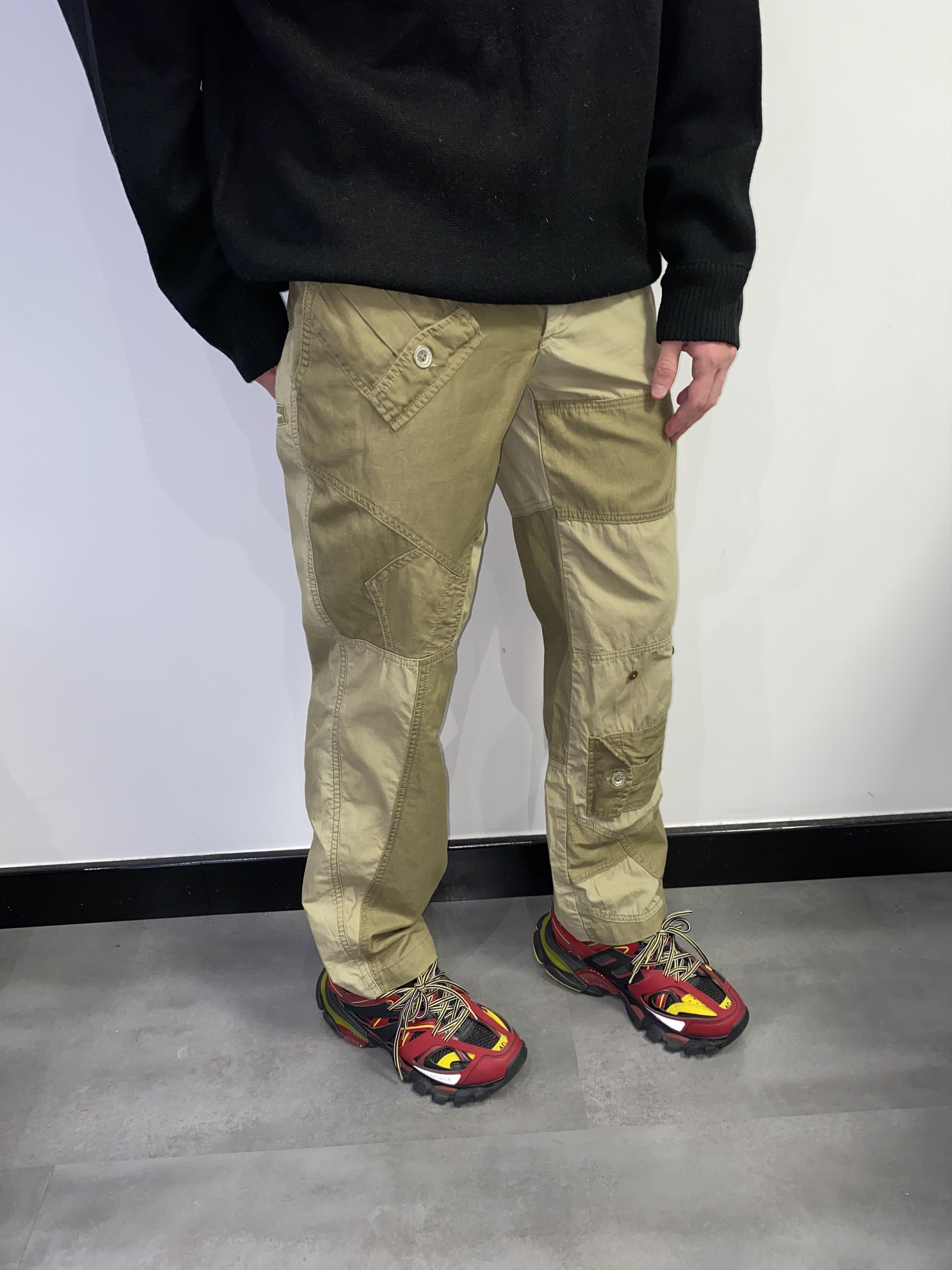 Dolce & Gabbana Rare Dolce & Gabbana Cargo Patchworks Beige Pants Size US 32 / EU 48 - 5 Thumbnail