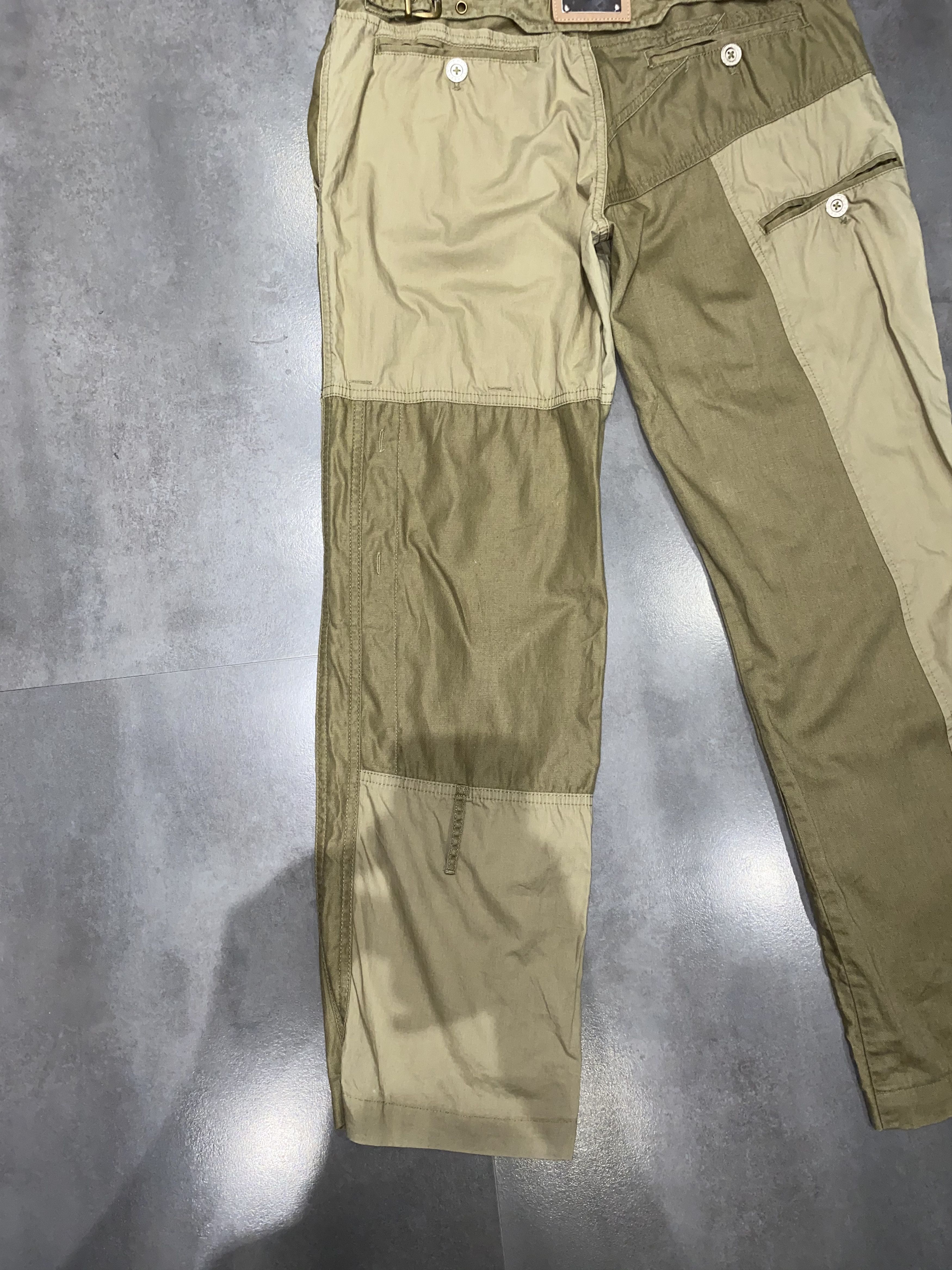 Dolce & Gabbana Rare Dolce & Gabbana Cargo Patchworks Beige Pants Size US 32 / EU 48 - 15 Thumbnail