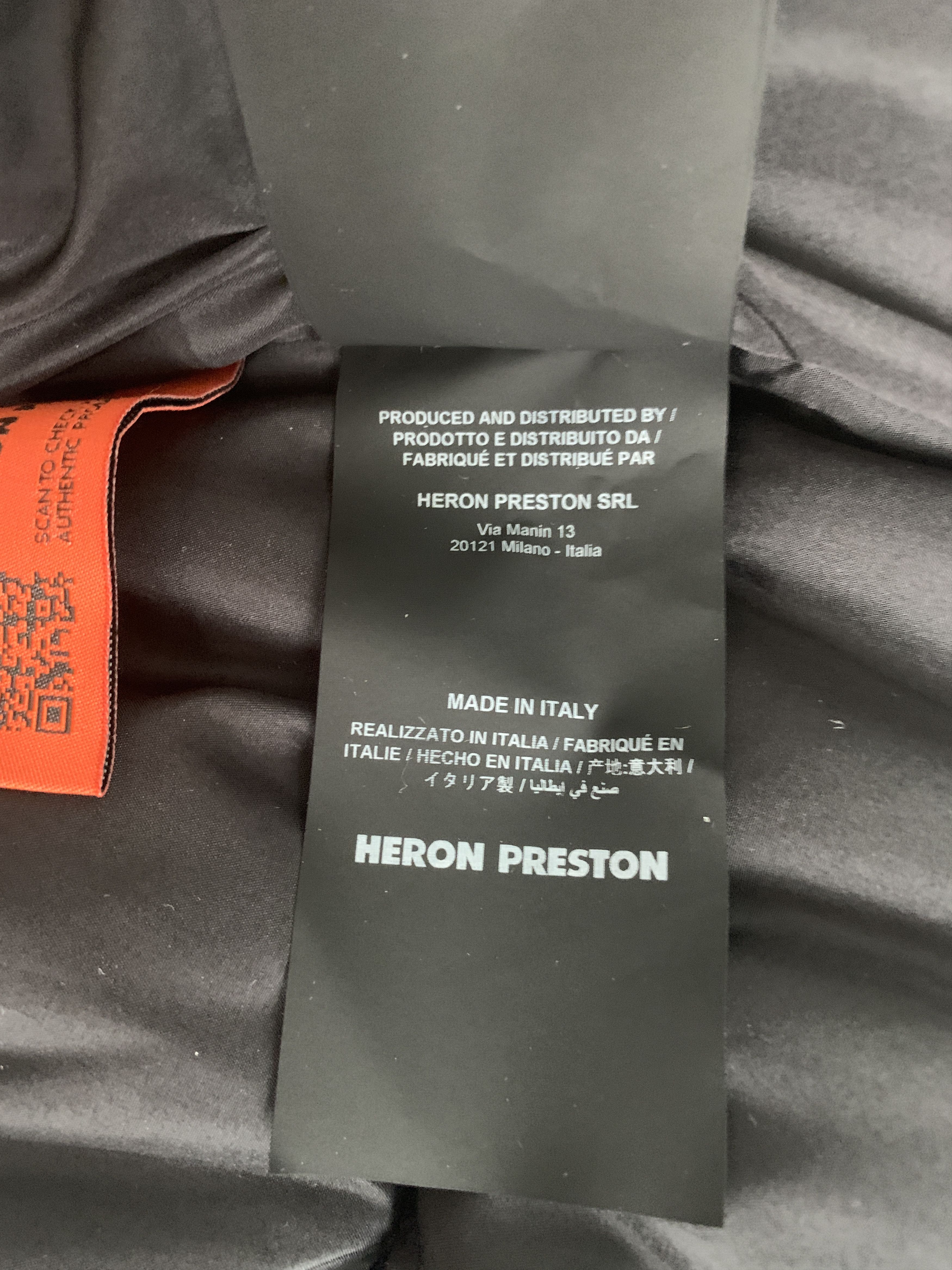 Heron Preston FW’20 HERON PRESTON RUNWAY MOLESKIN PADDED JACKET Size US M / EU 48-50 / 2 - 14 Thumbnail