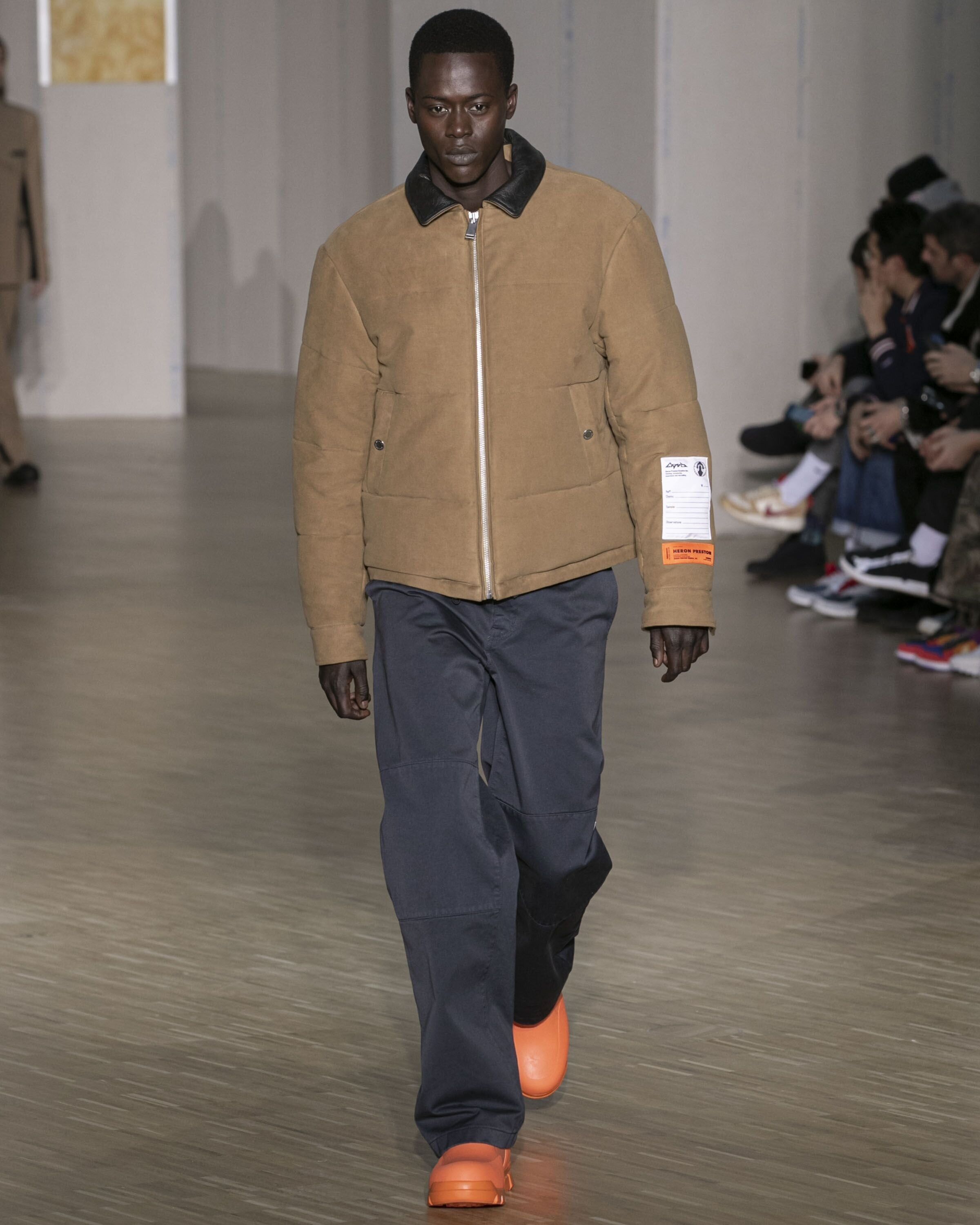 Heron Preston FW’20 HERON PRESTON RUNWAY MOLESKIN PADDED JACKET Size US M / EU 48-50 / 2 - 2 Thumbnail